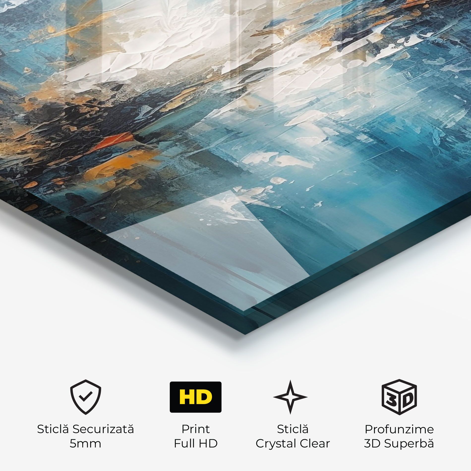 Abstract Blue Art mockup 3