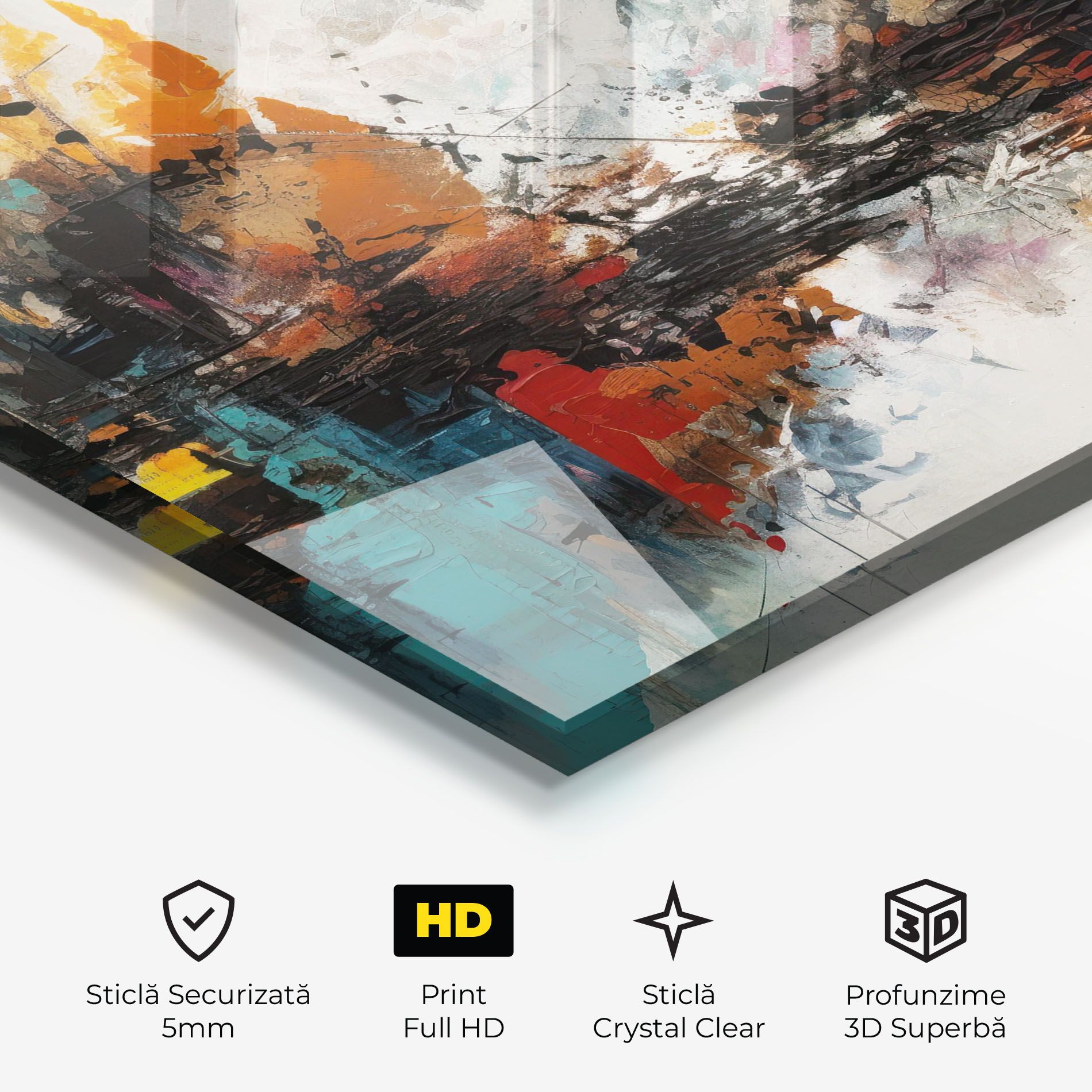 Abstract City Painting mockup 3