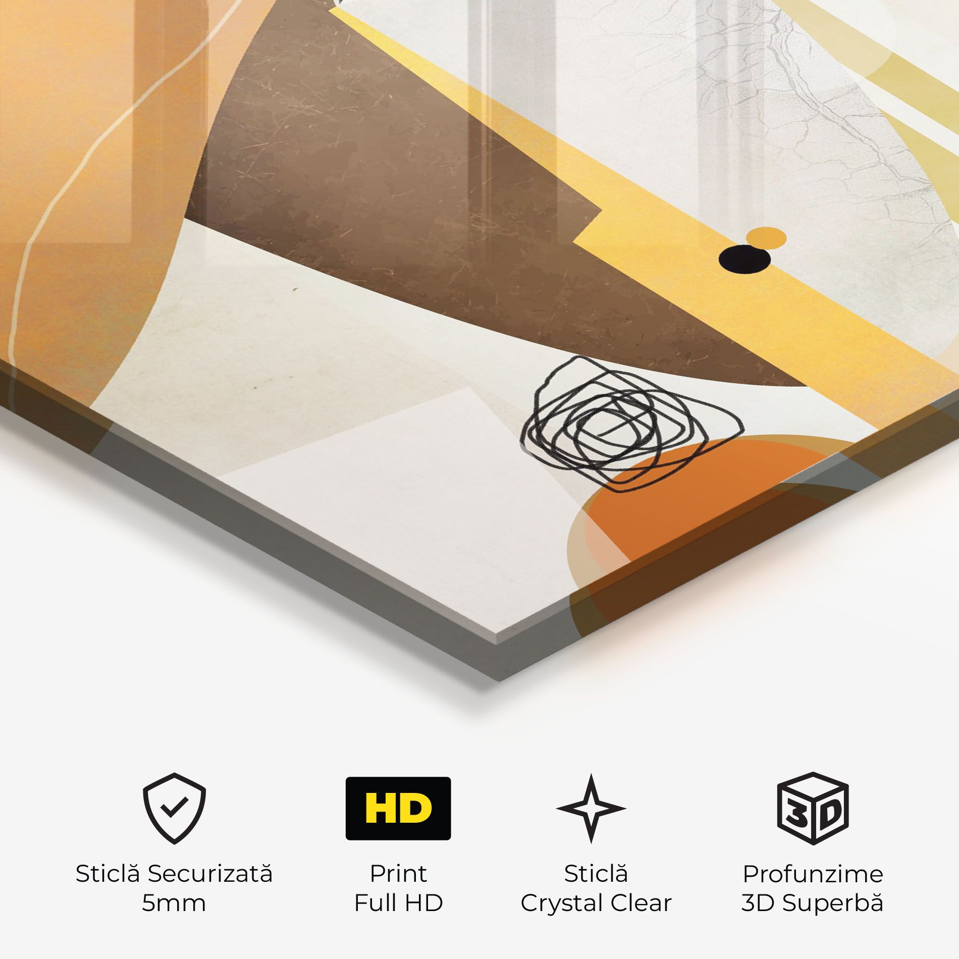 Abstract Orange Face mockup 3