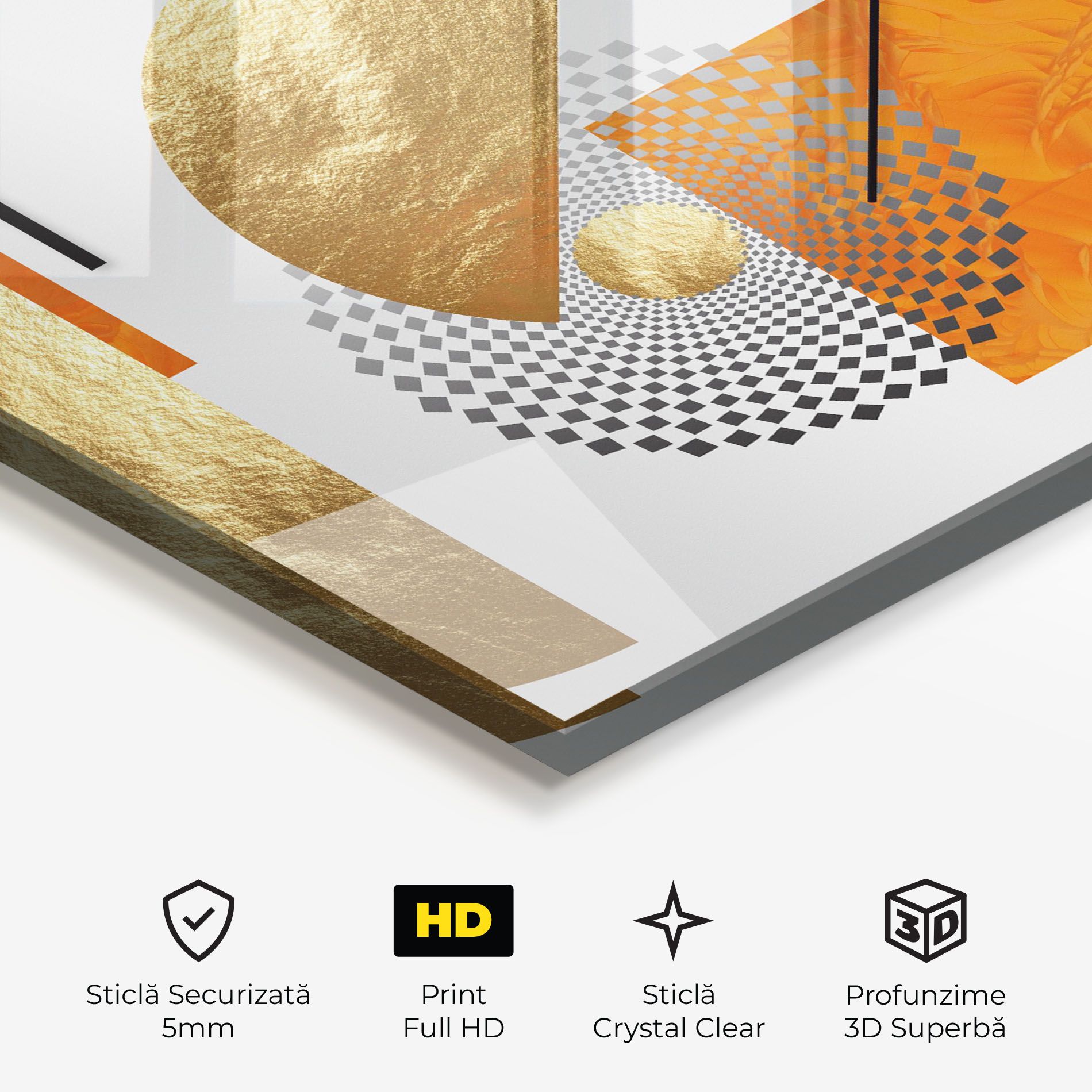 Beautiful Gold Shapes mockup 3