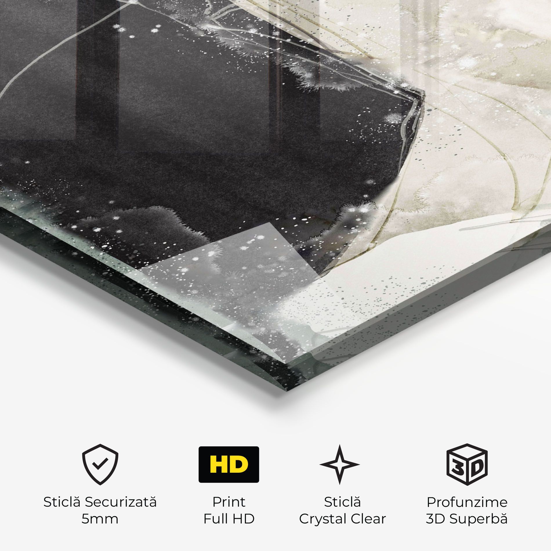 Beautiful White Drops mockup 3