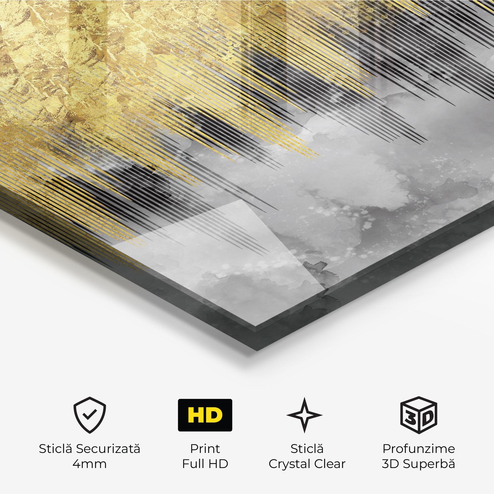Tablou Sticla Golden Grey mockup 3