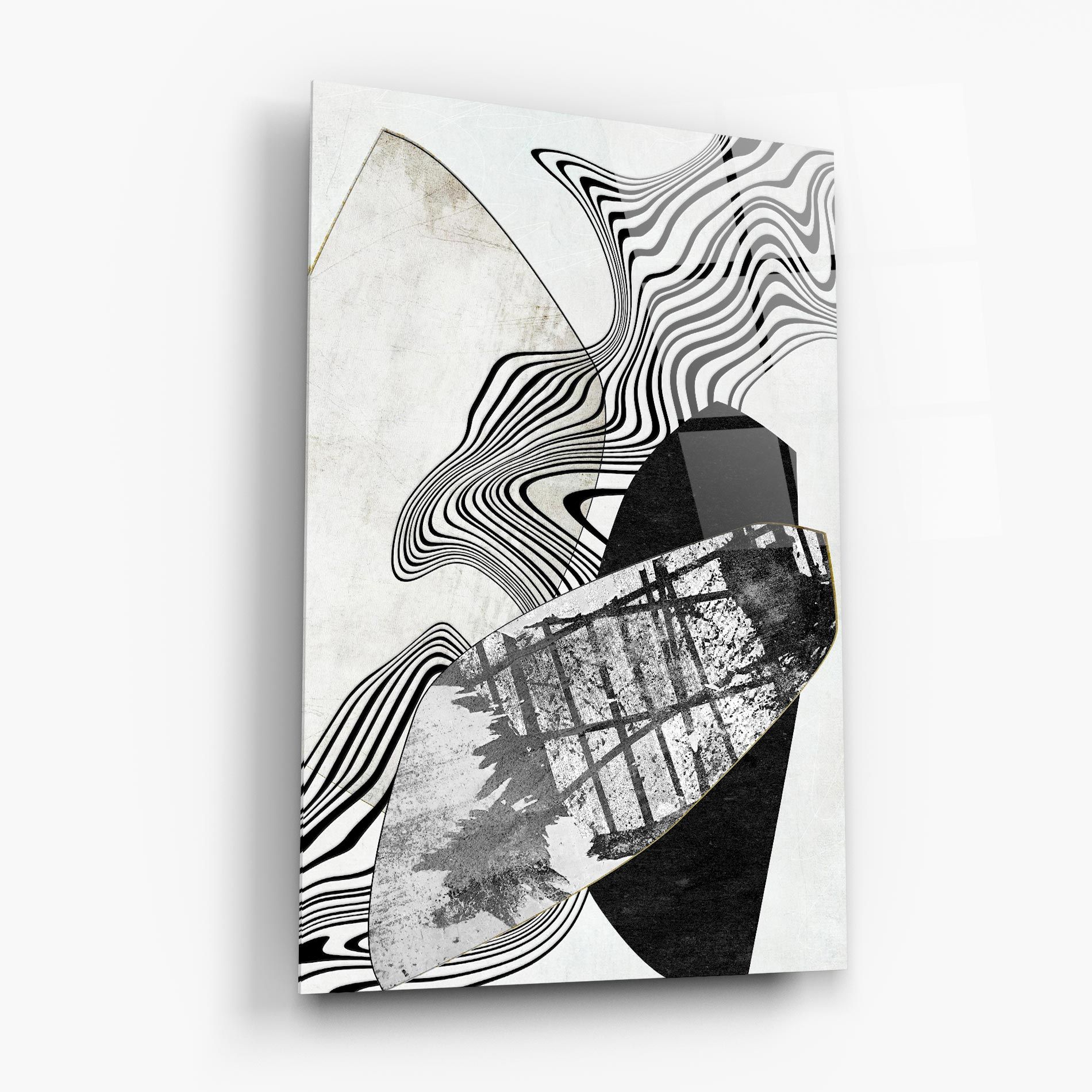 Abstract Black Lines mockup 6