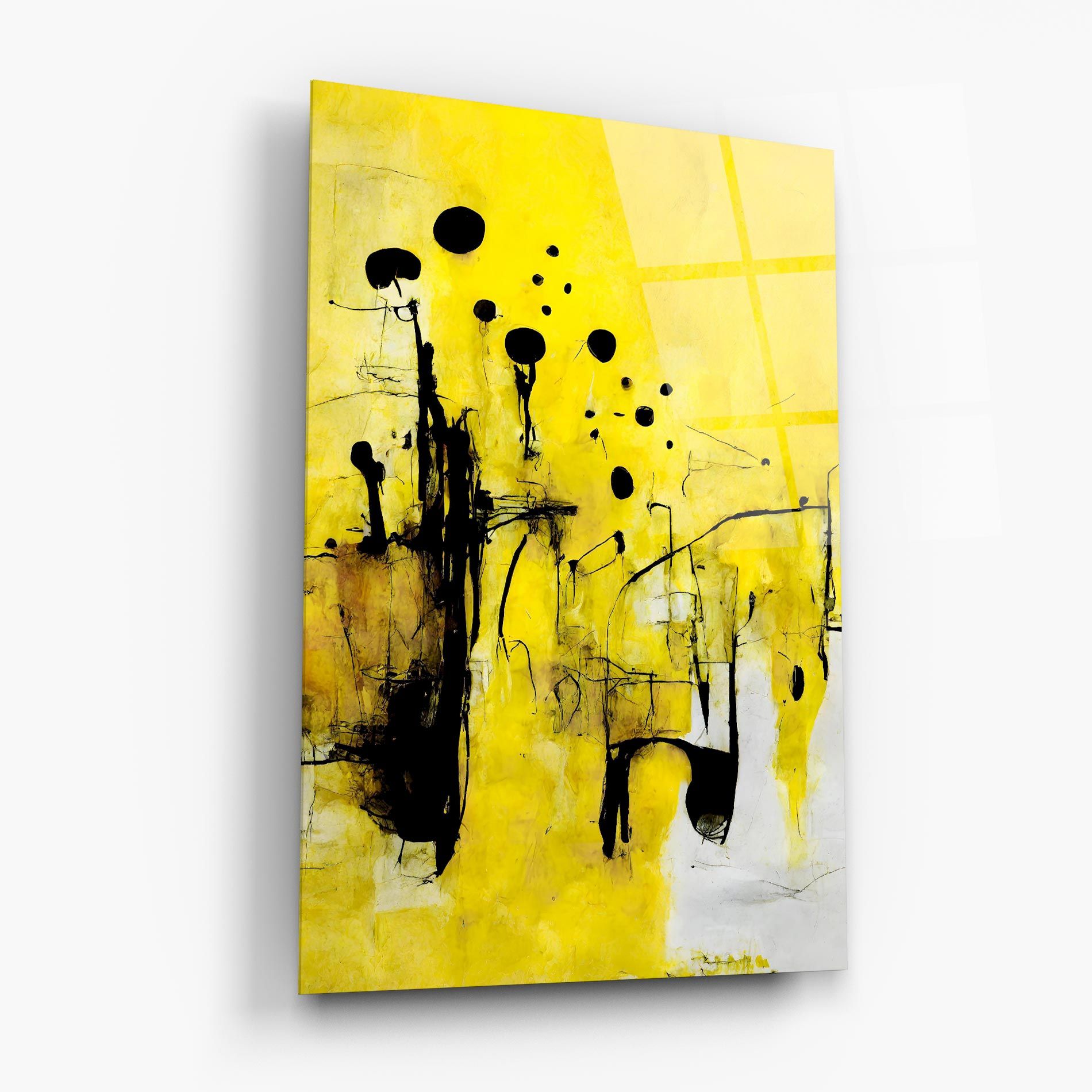 Abstract Black Yellow mockup 6