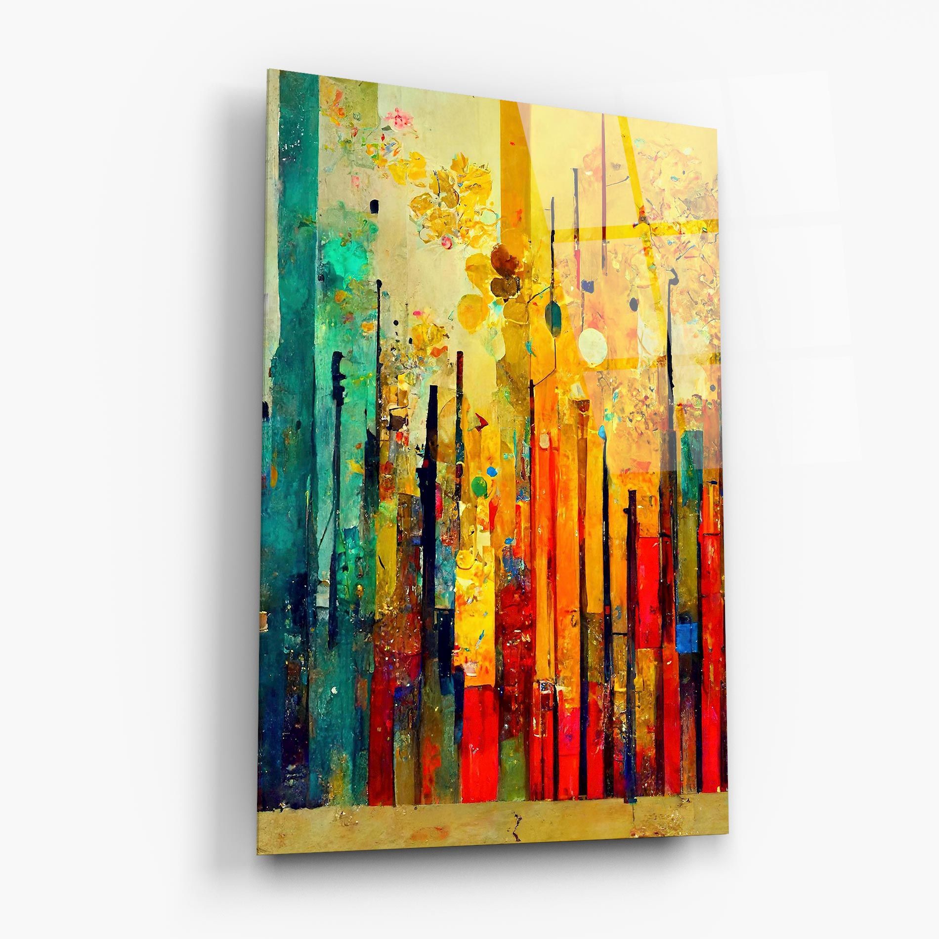 Black Lines On Yellow Light mockup 6