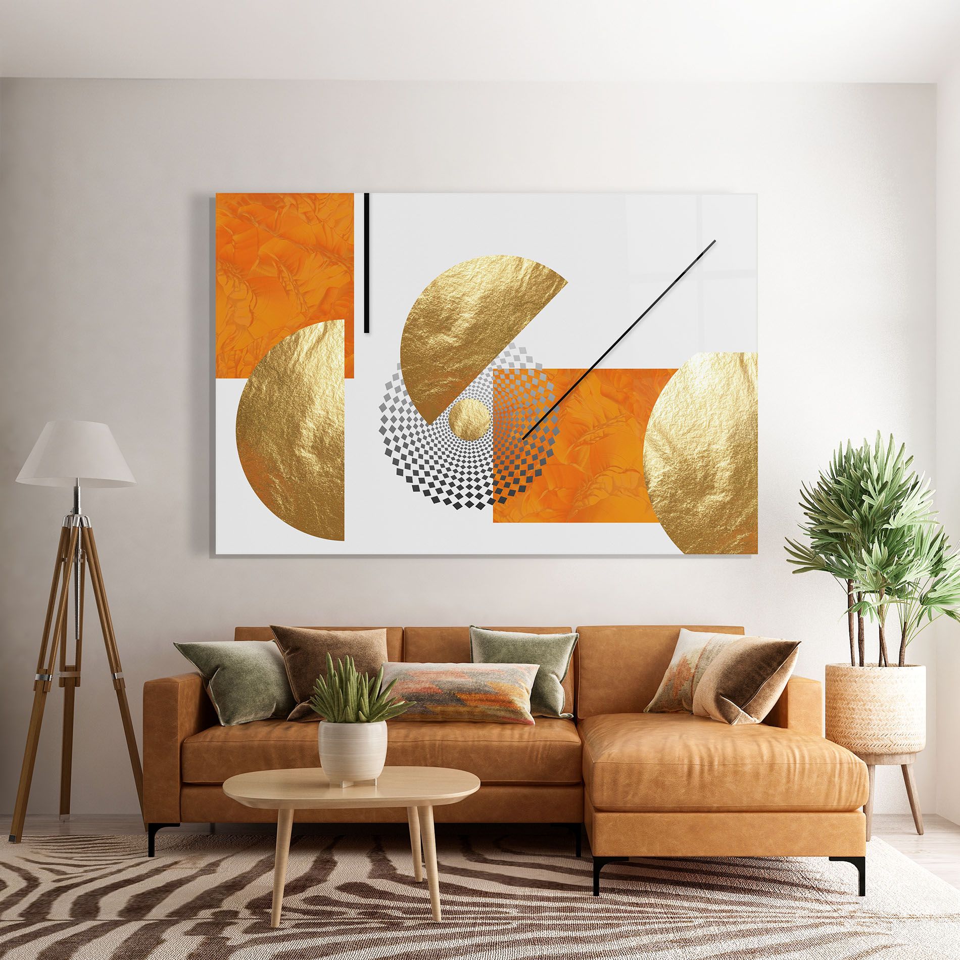 Beautiful Gold Shapes mockup 7