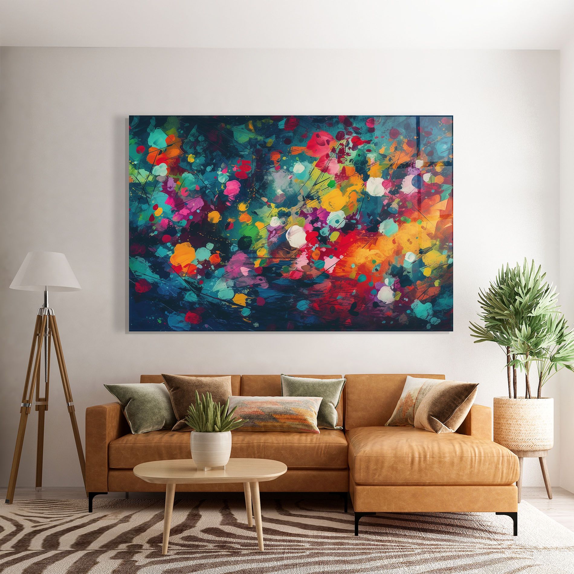 Colors Blue Background mockup 7