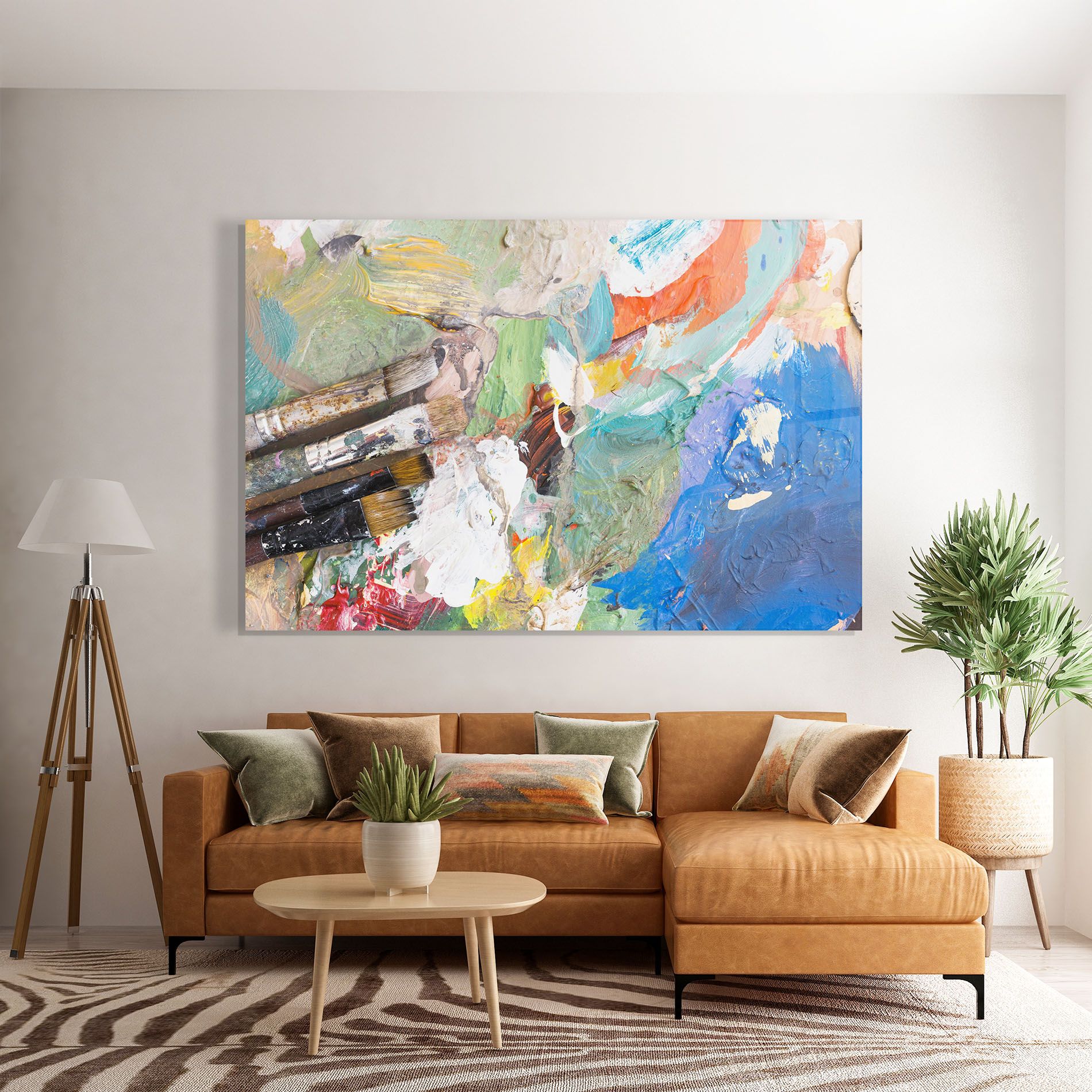 Messy Paint Brushes mockup 7