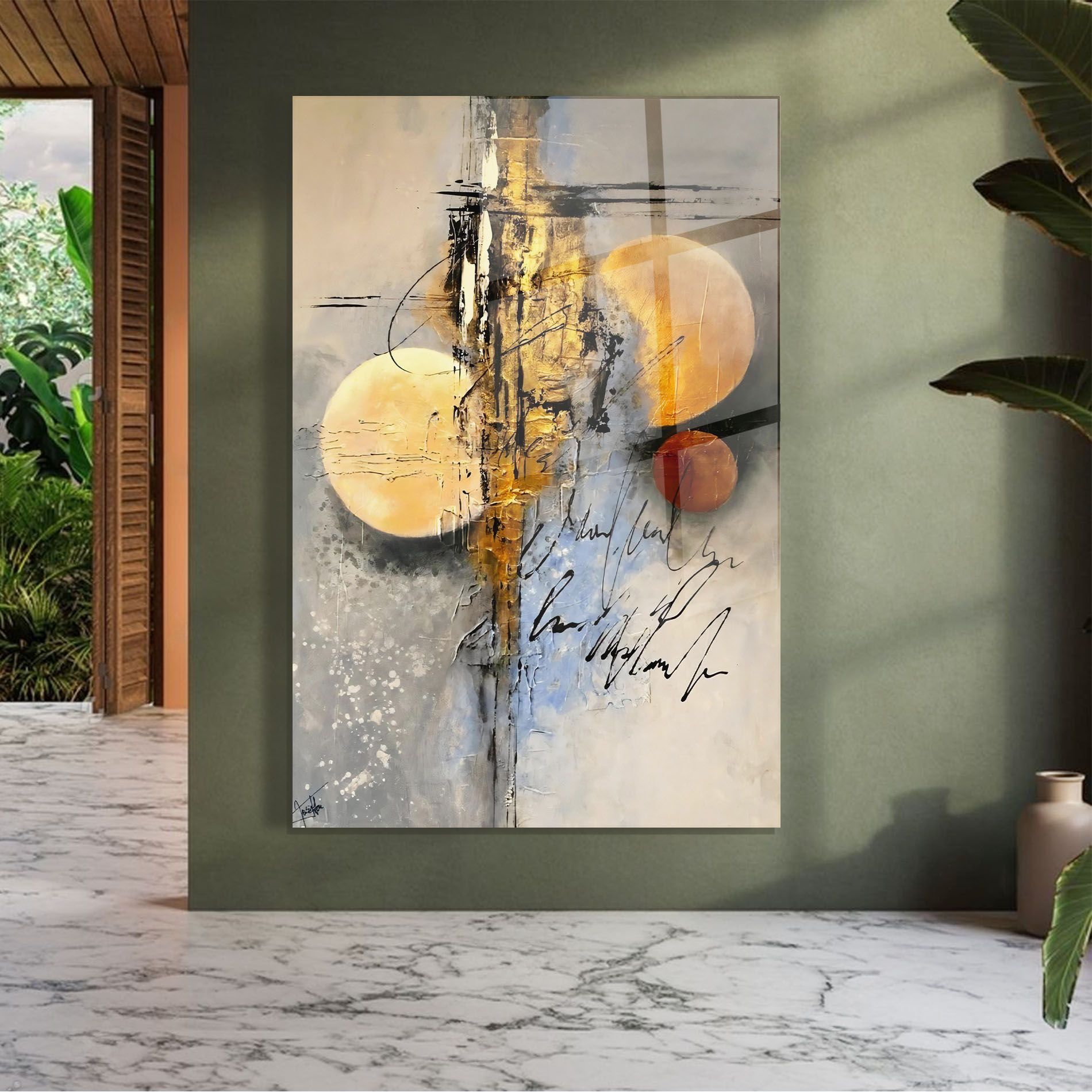 Abstract Moons mockup 7