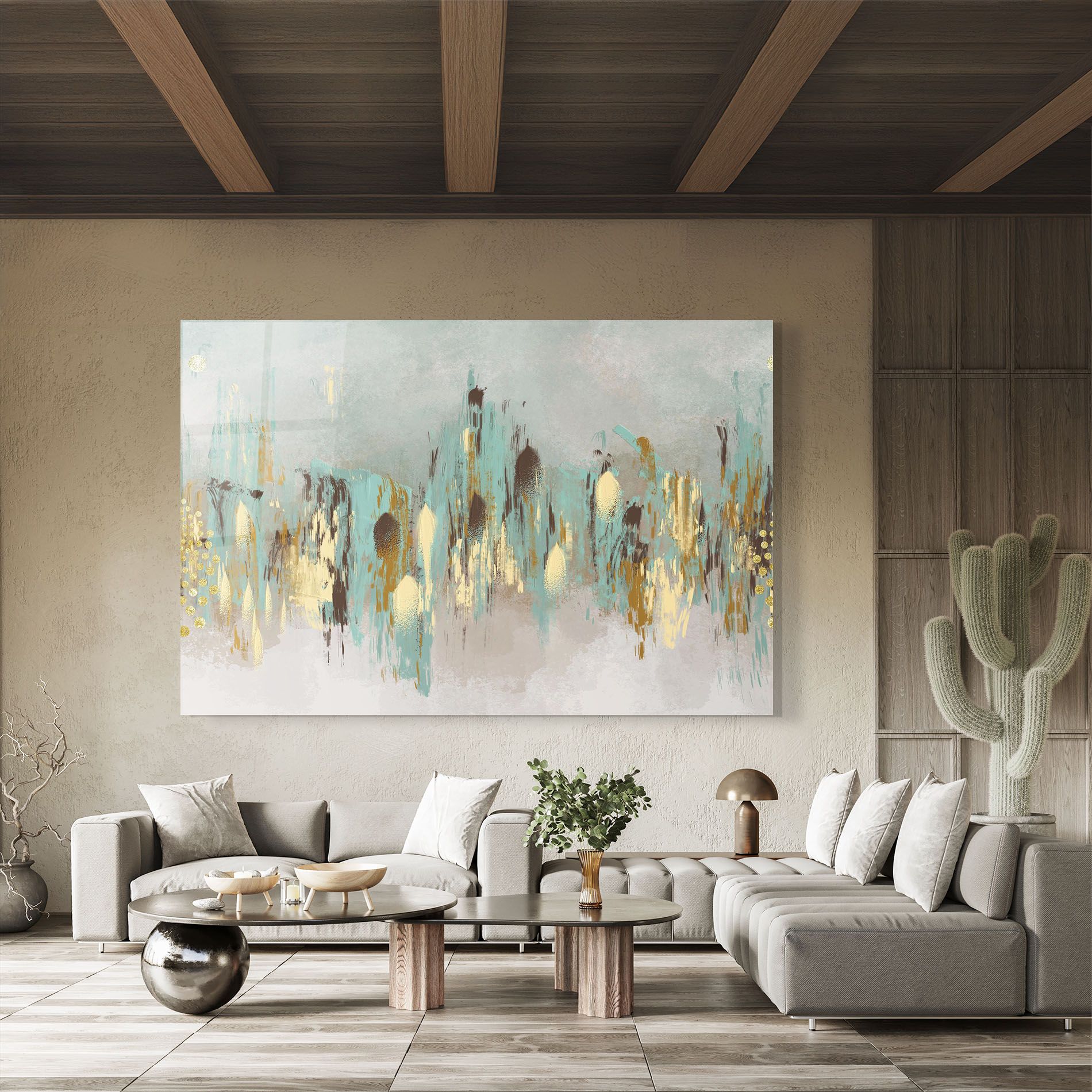 Gold Spiral Points mockup 8