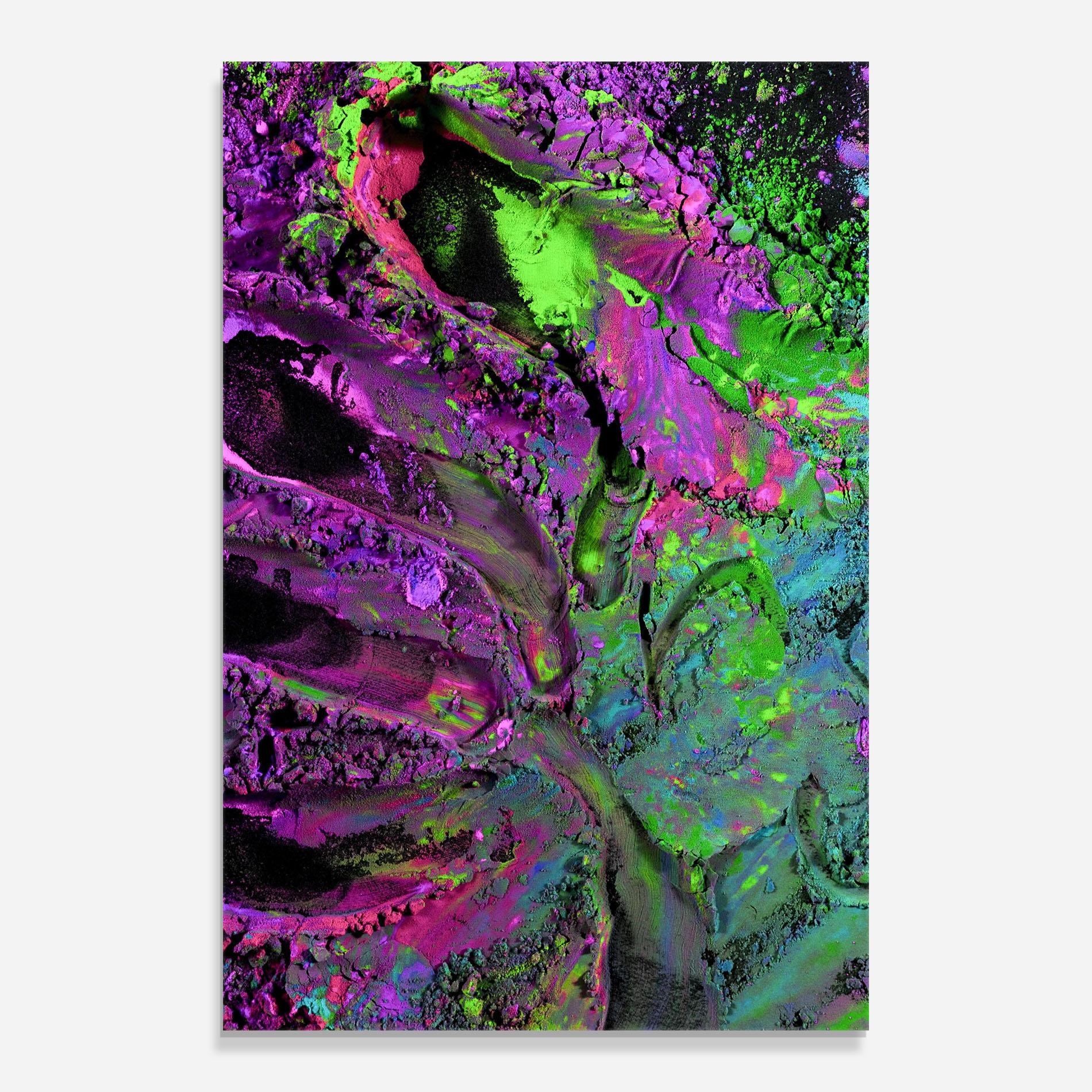 Tablou Sticla Purple Powder mockup 0