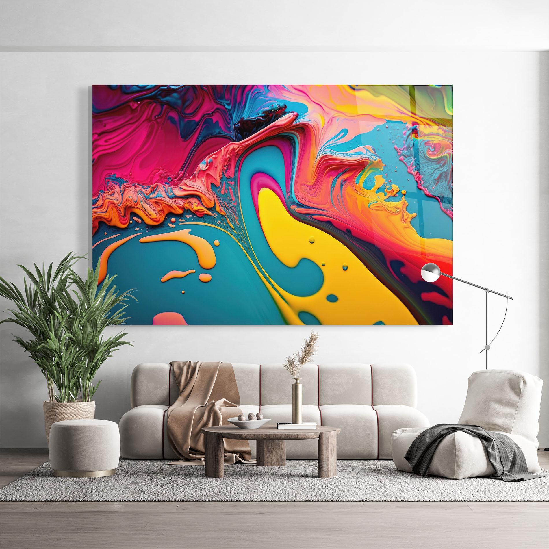 Tablou Sticla Acrylic Close Up mockup 9