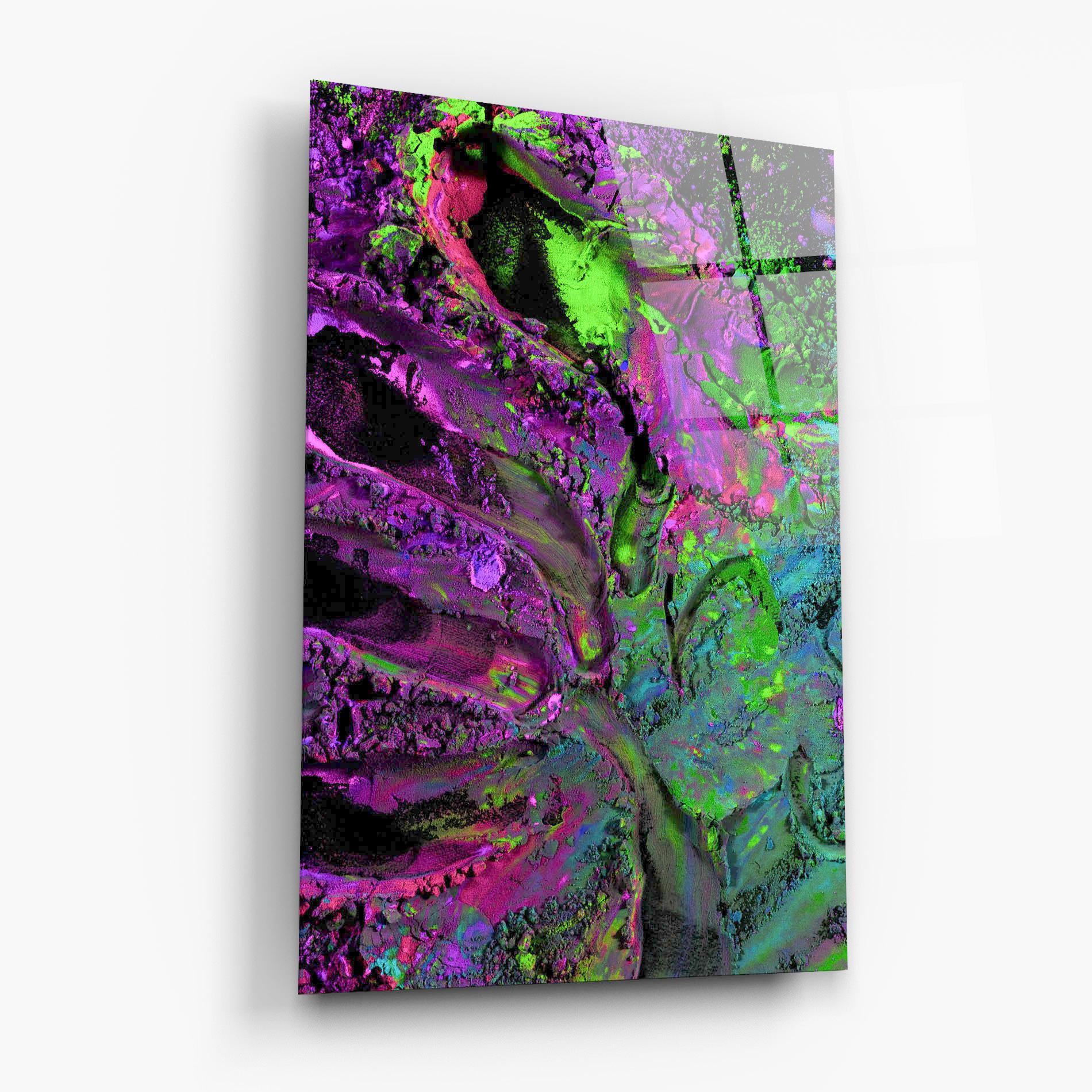 Tablou Sticla Purple Powder mockup 6