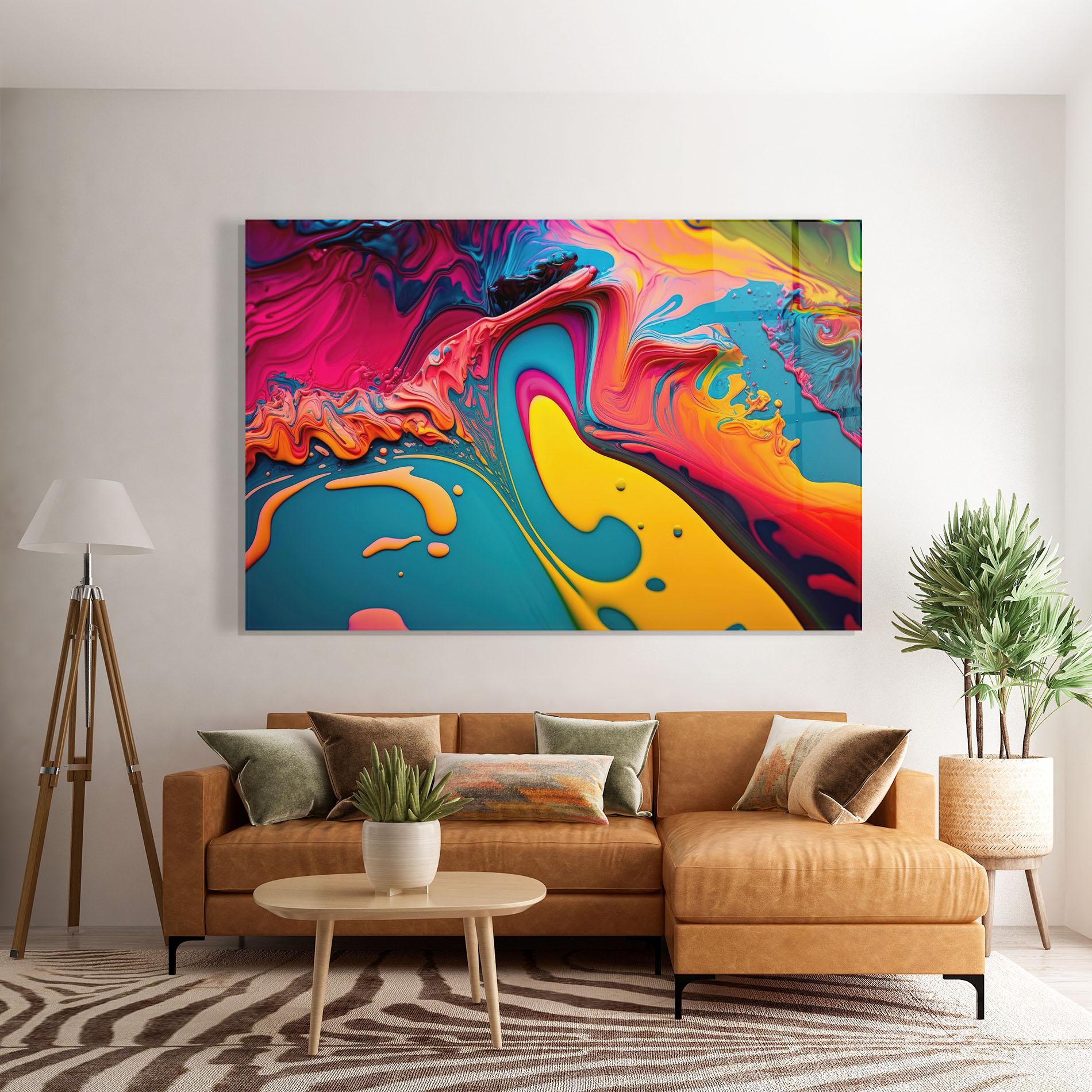 Tablou Sticla Acrylic Close Up mockup 7