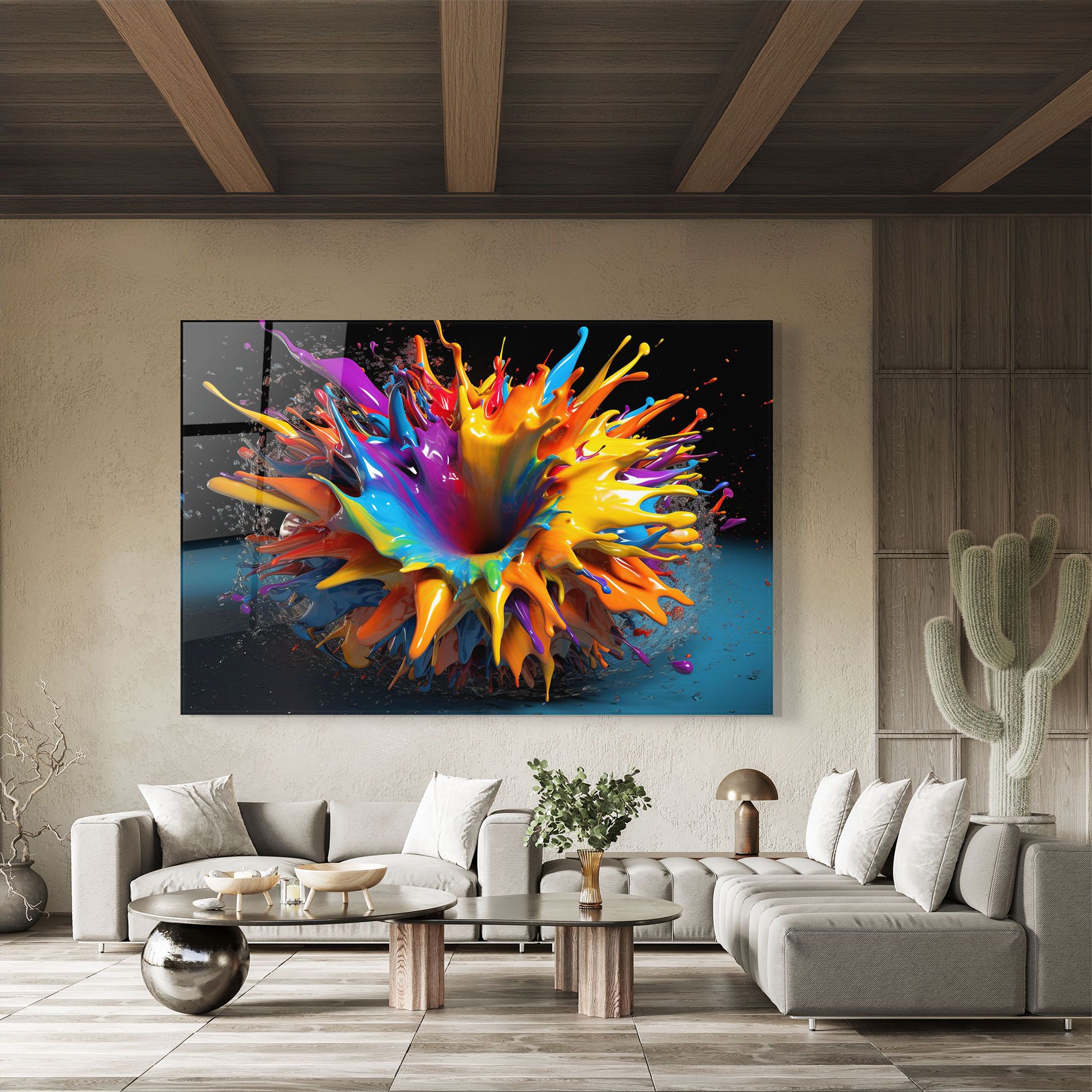 3d Color Splash mockup 8