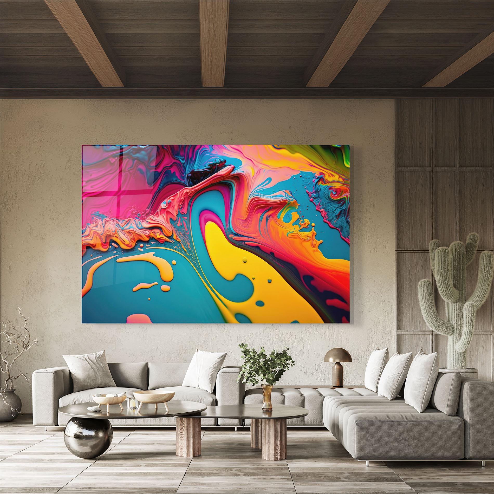 Tablou Sticla Acrylic Close Up mockup 8