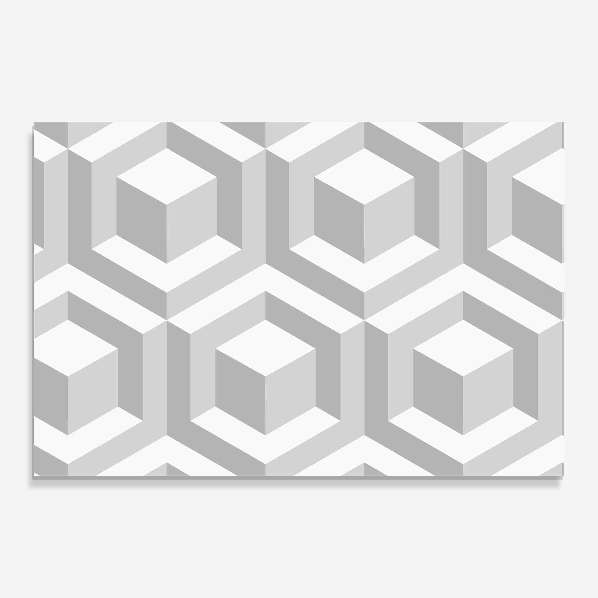 Tablou Sticla 3d Square mockup 0