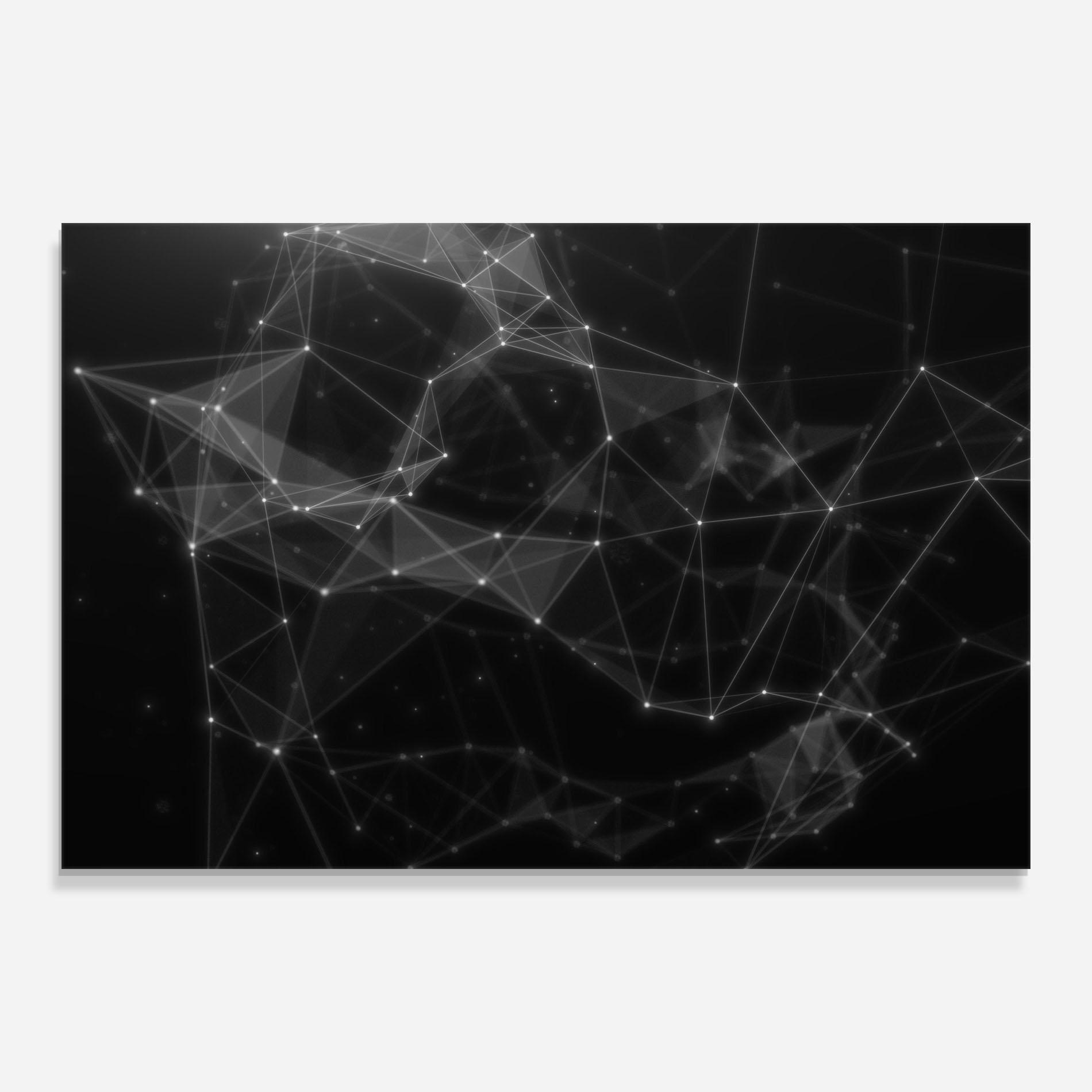 Tablou Sticla Connecting Lines mockup 0