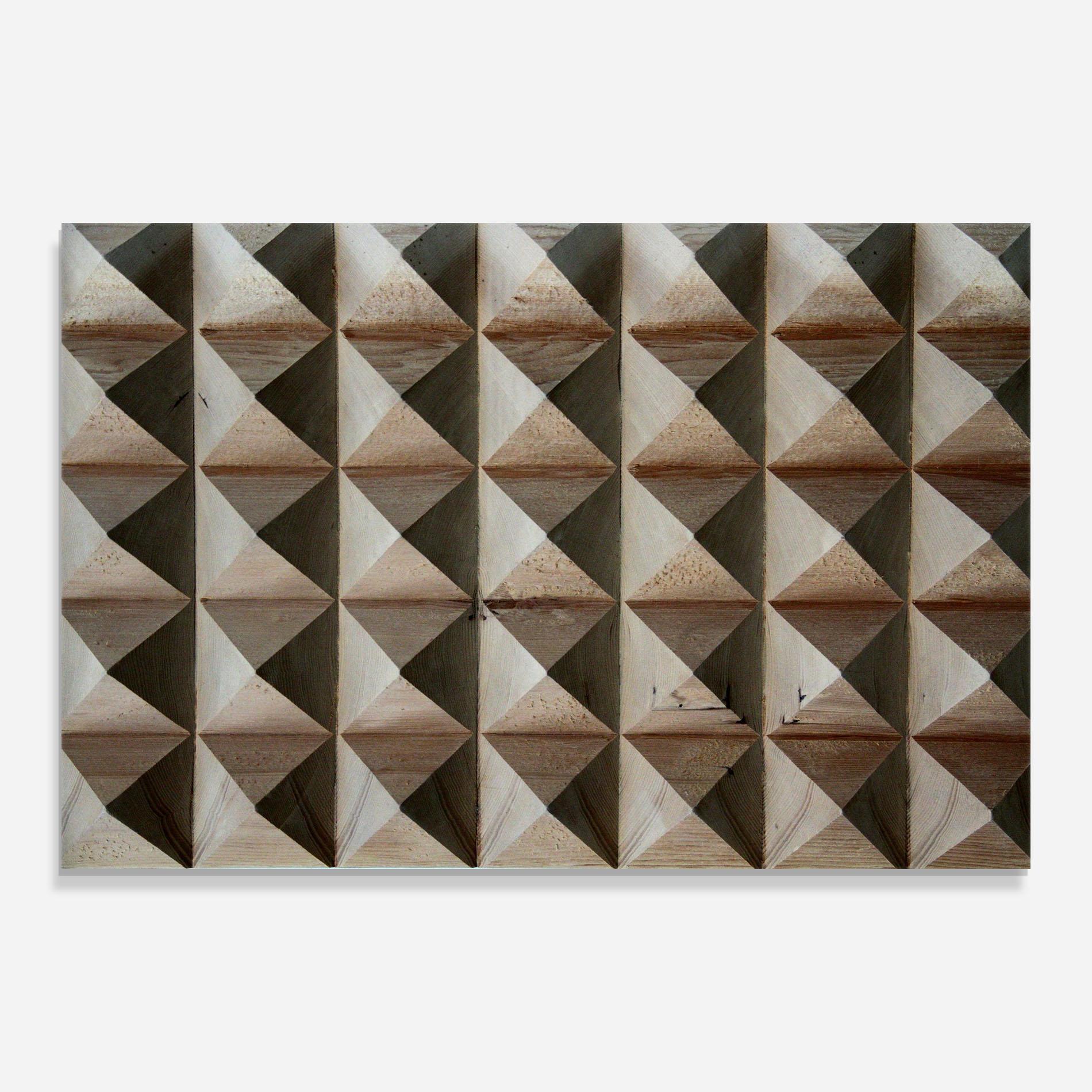 Tablou Sticla Cream Pyramid mockup 0