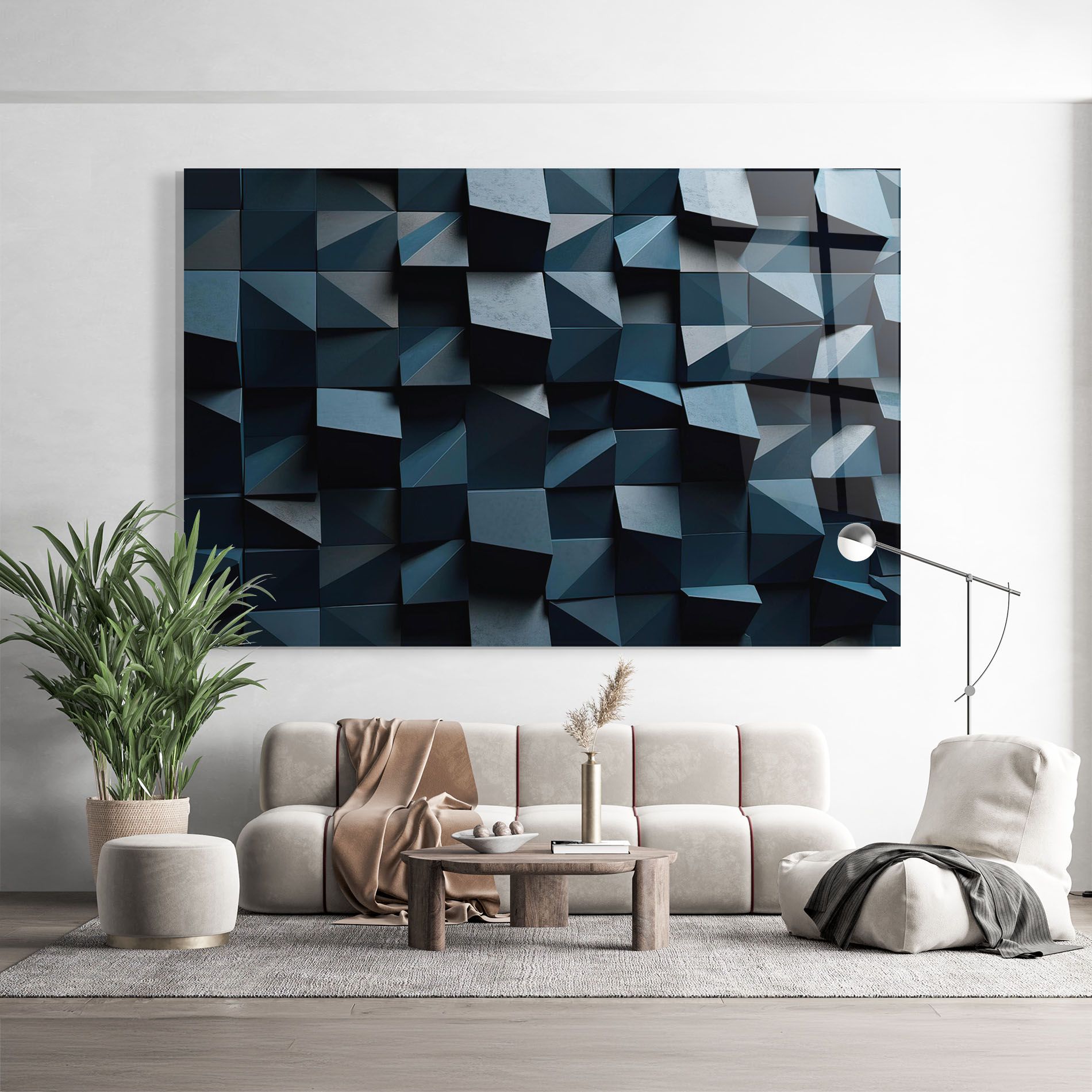 Dark Blue Square mockup 9