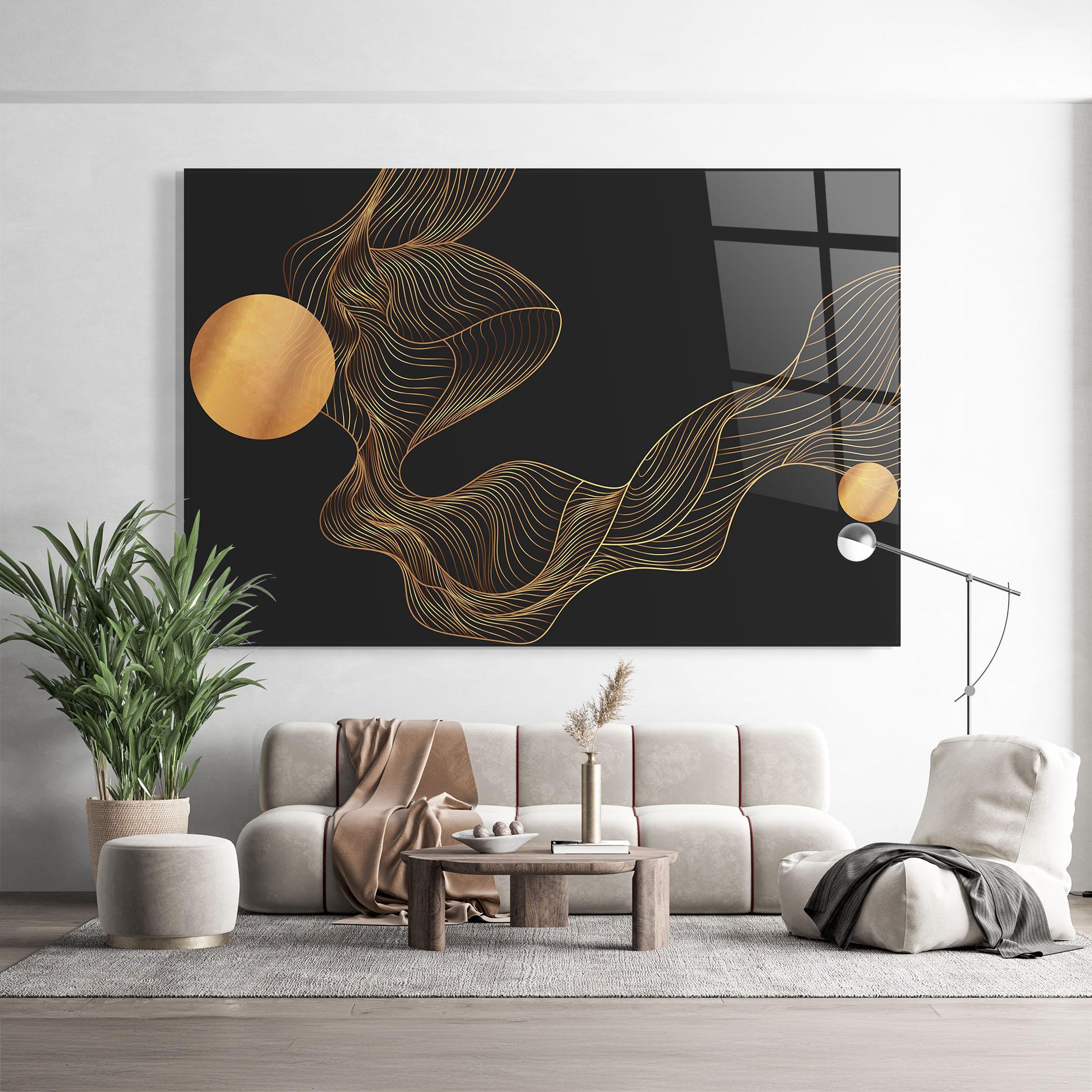 Tablou Sticla Frecventa Abstracta mockup 9