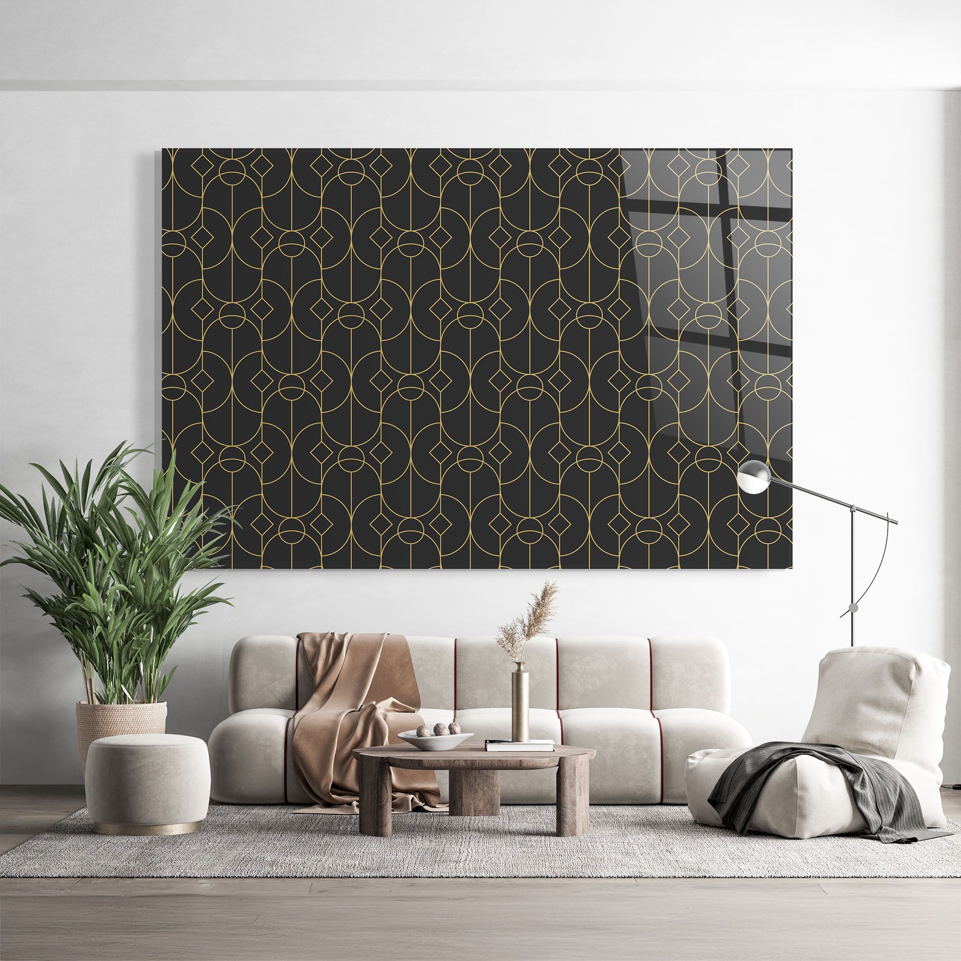 Gold Geometric mockup 9