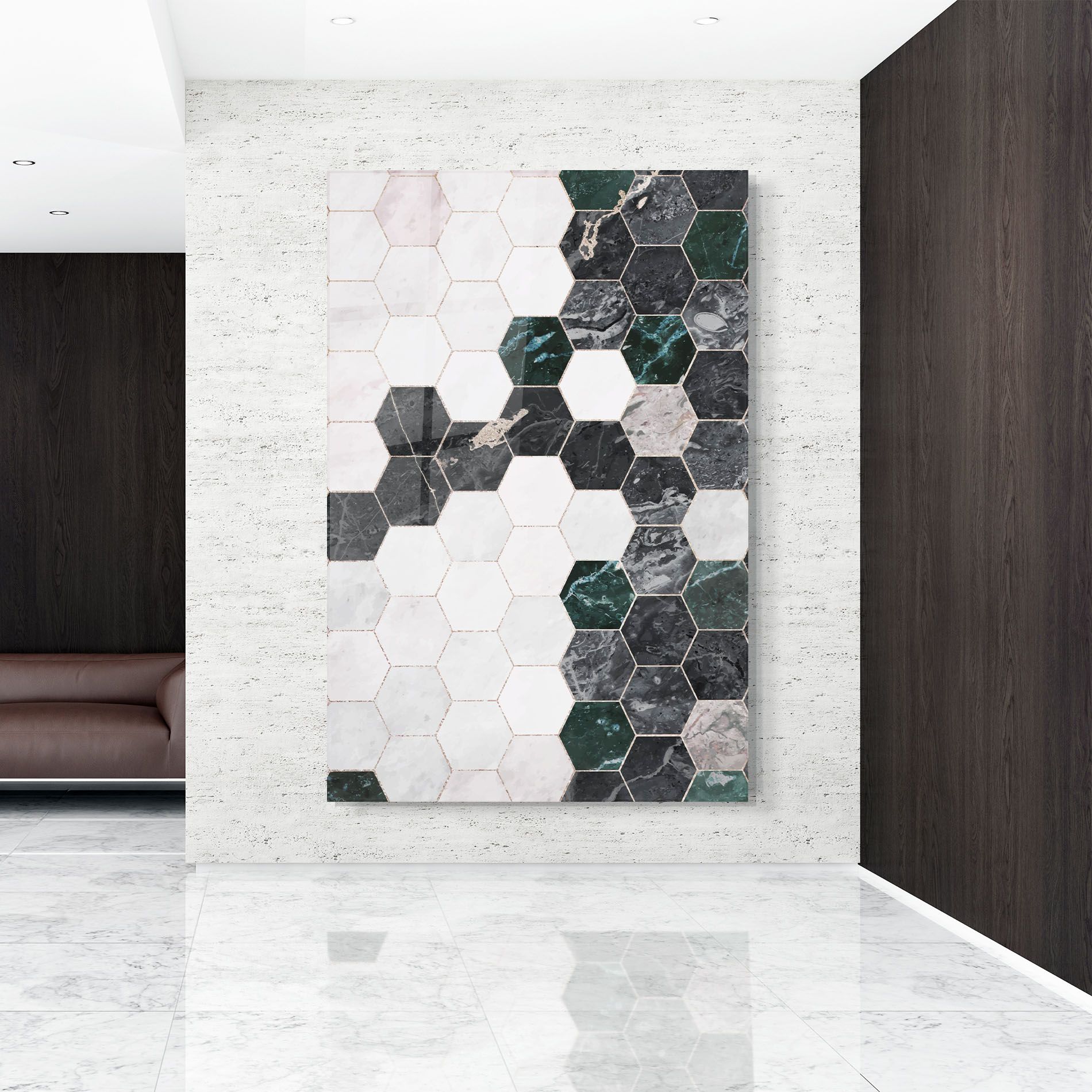 Green Hexagon mockup 9