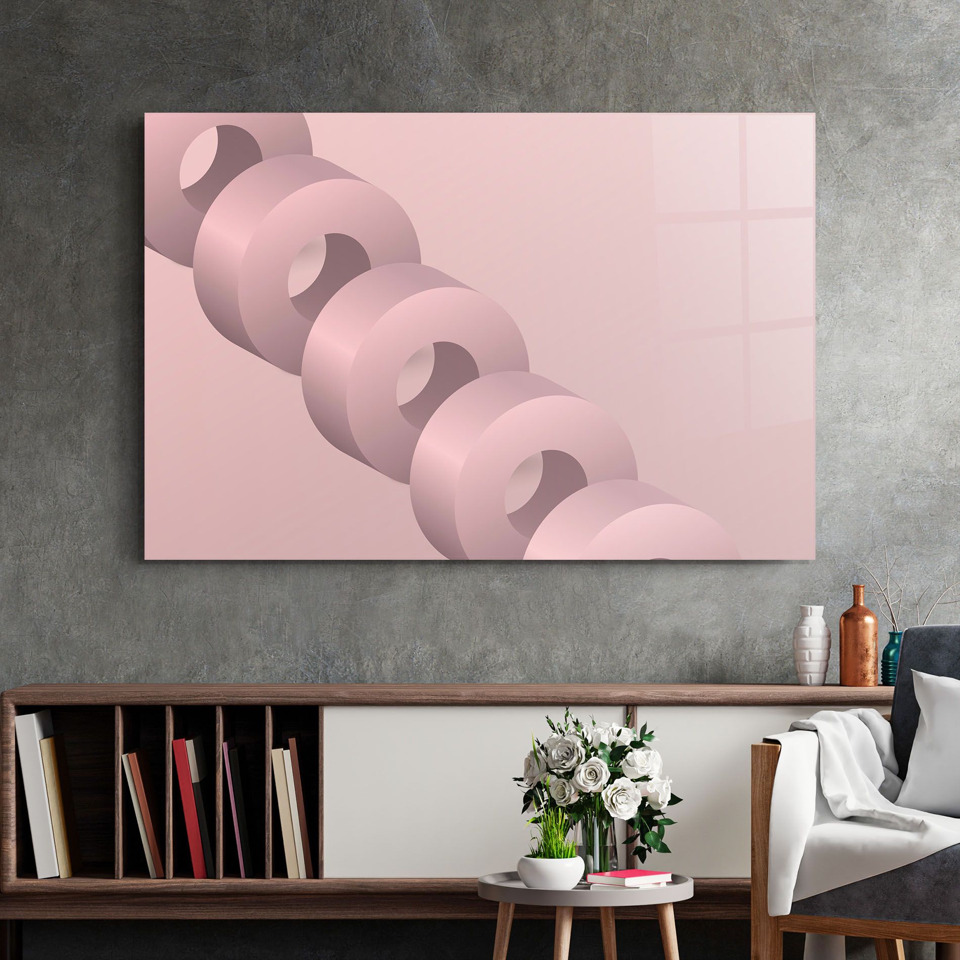 Pink Circle mockup 2