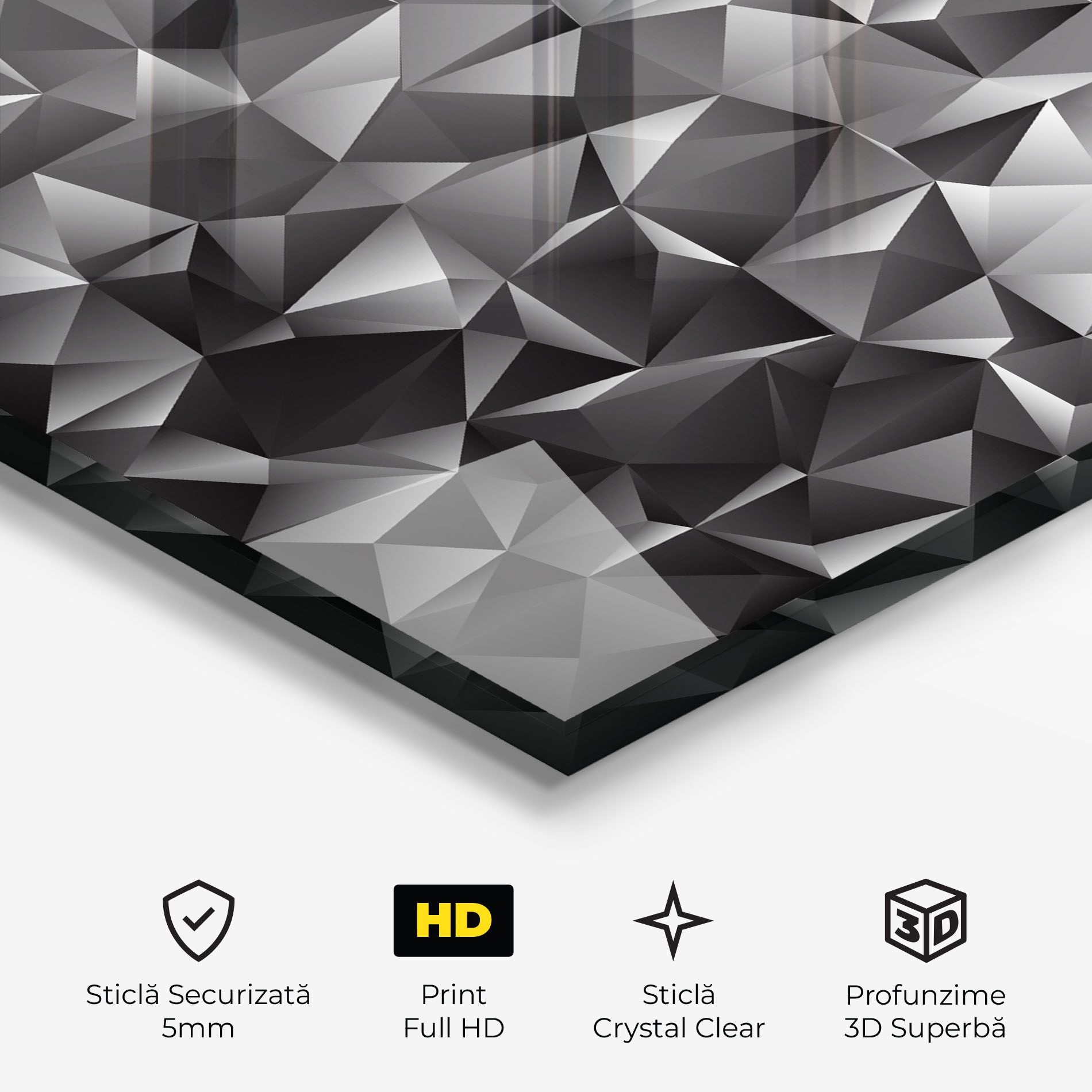 Black Triangle Pattern mockup 3
