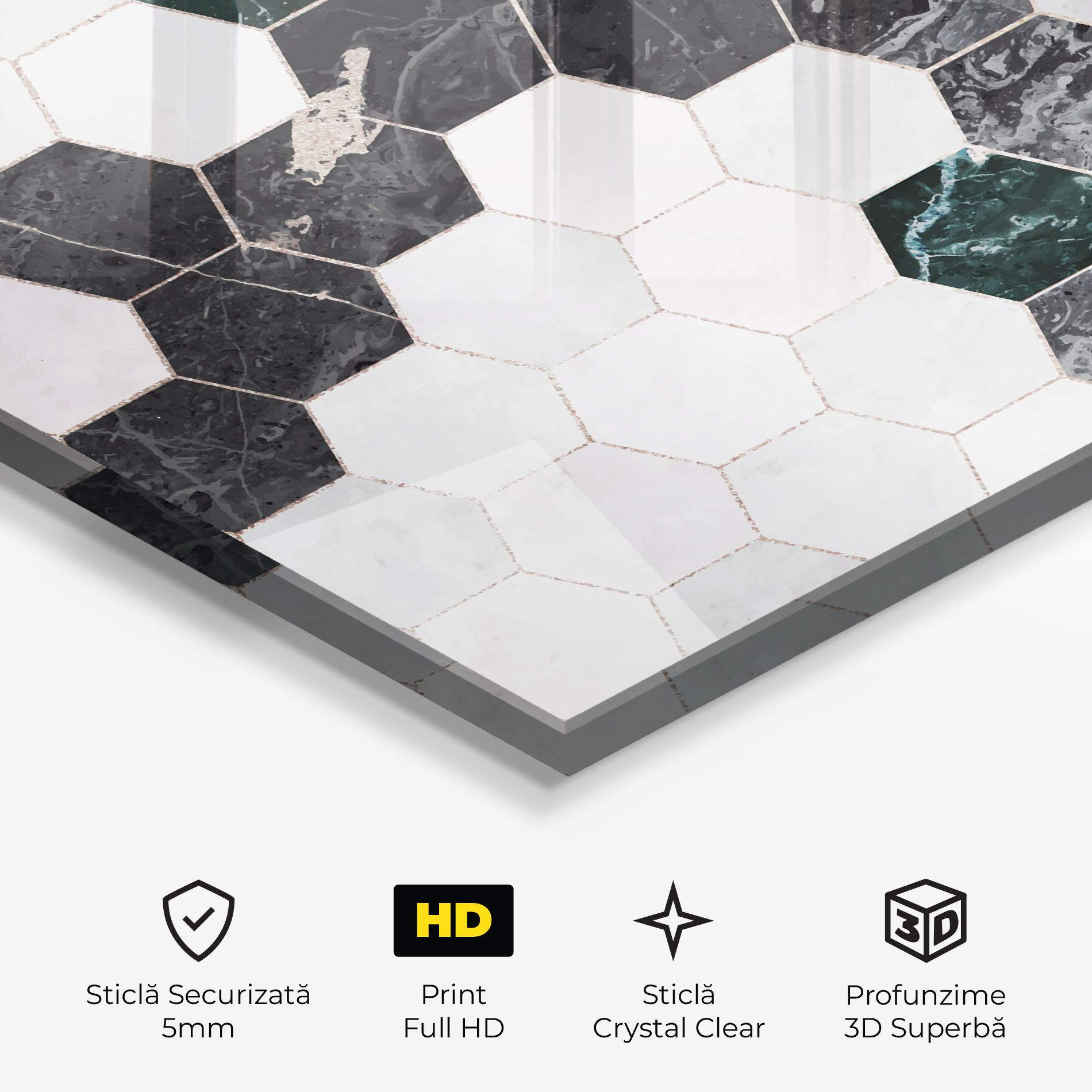 Green Hexagon mockup 3