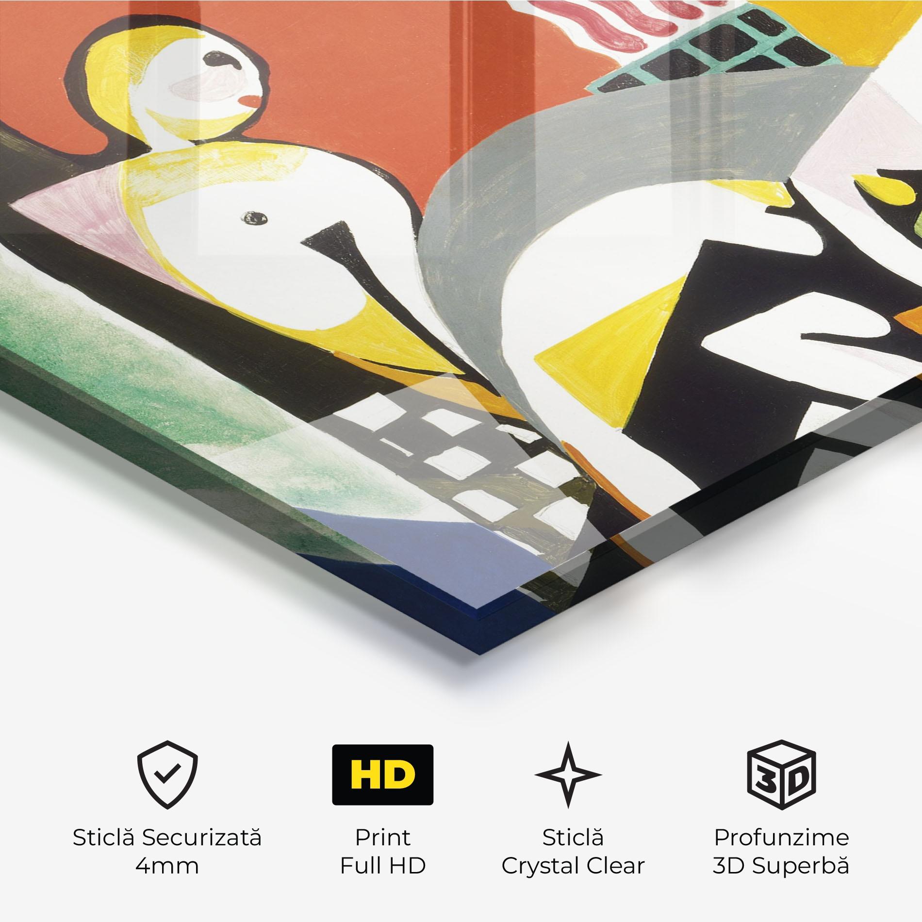 Tablou Sticla Woman Shape Mix mockup 3