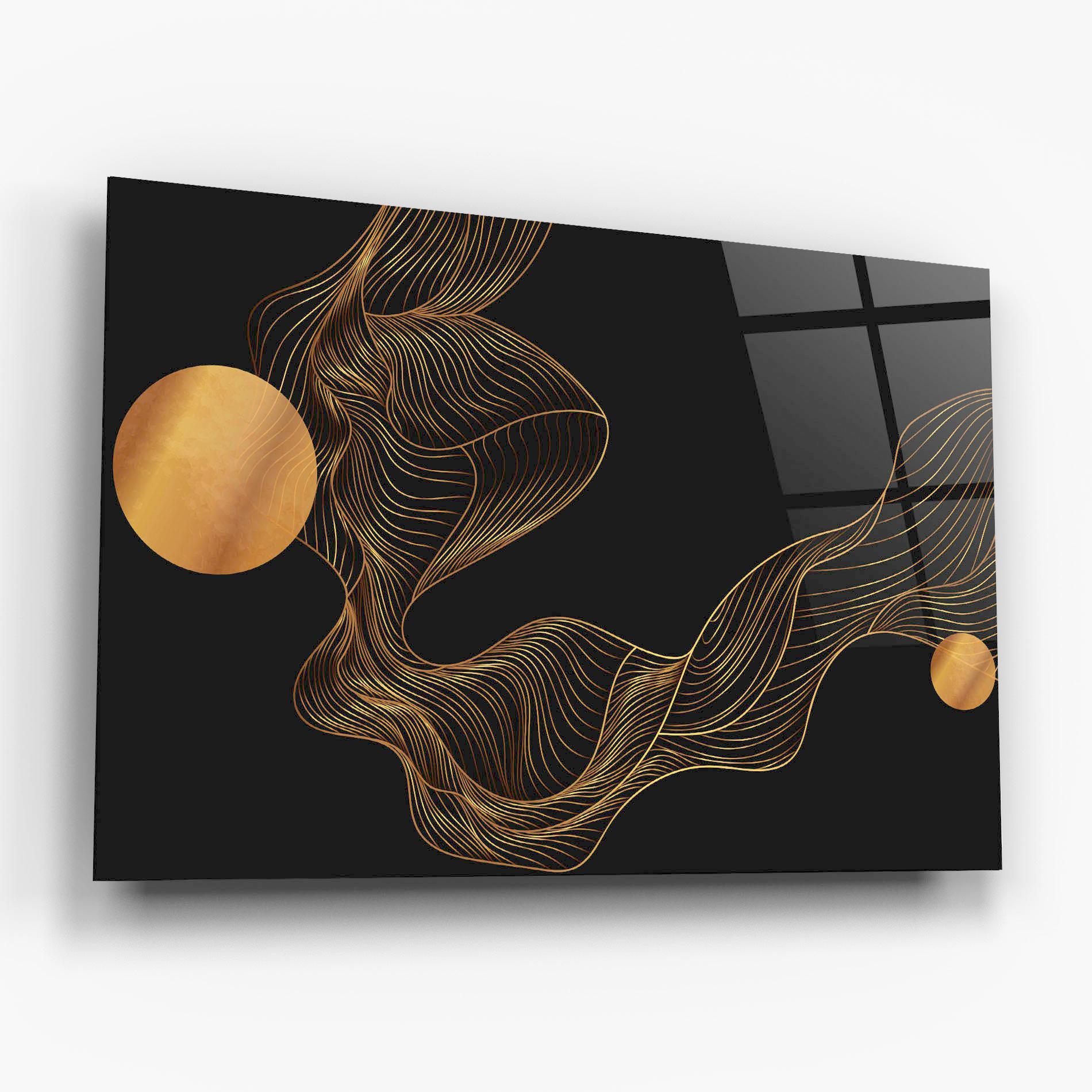 Tablou Sticla Frecventa Abstracta mockup 6