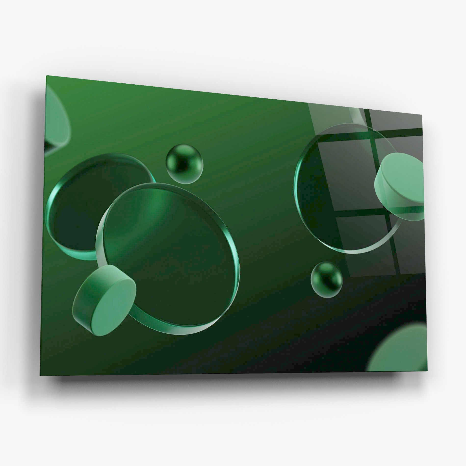 Green Circle Floating mockup 6