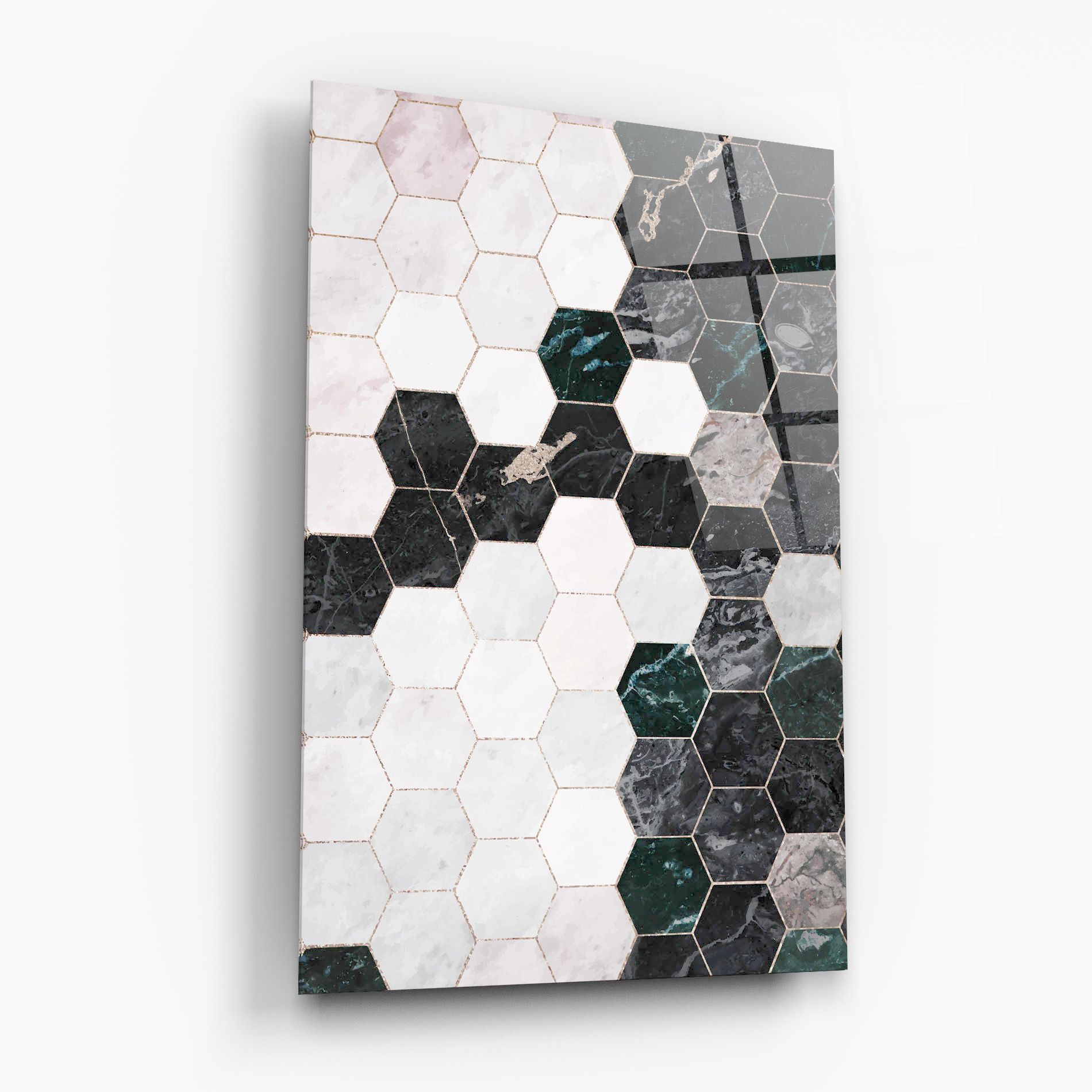 Green Hexagon mockup 6