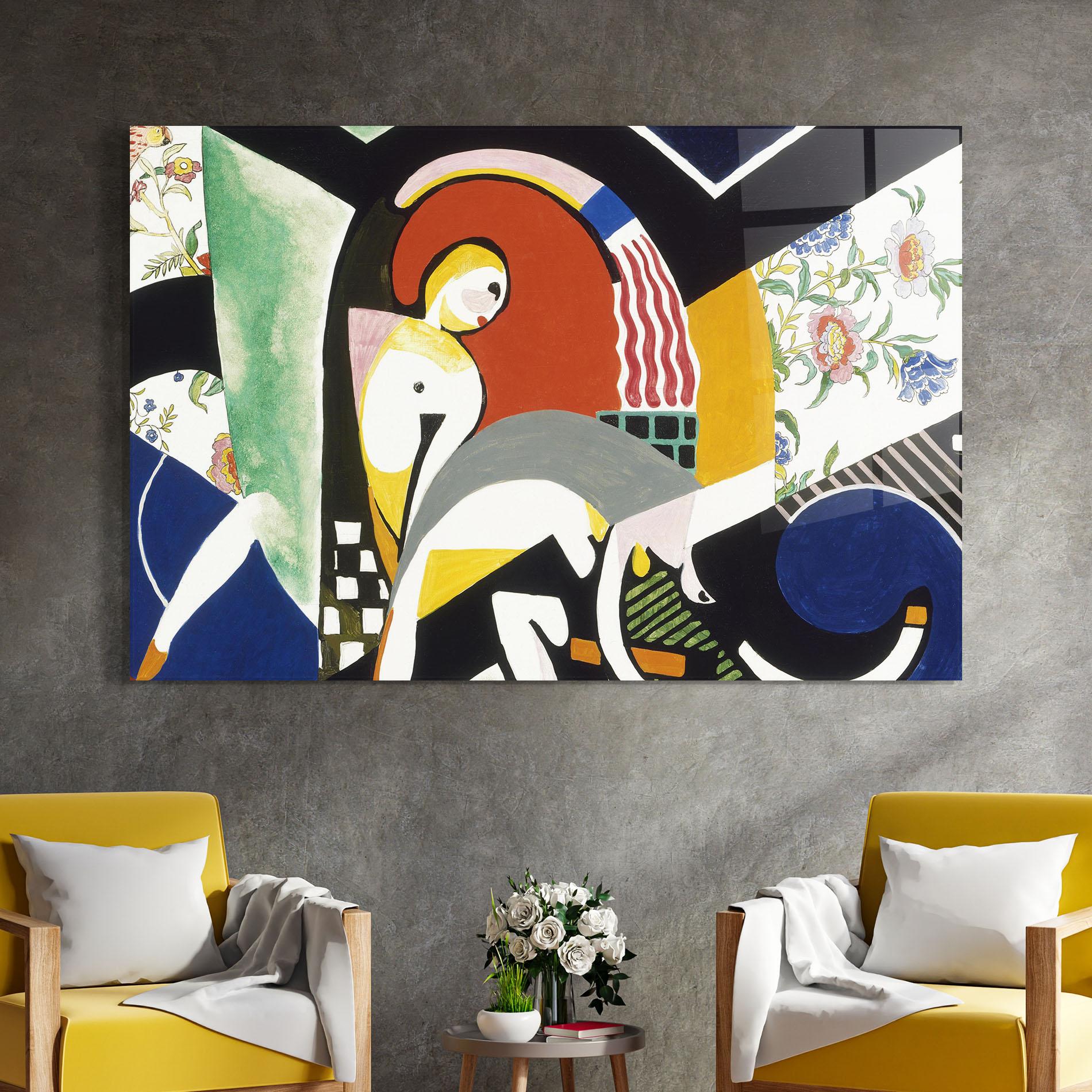 Tablou Sticla Woman Shape Mix mockup 4