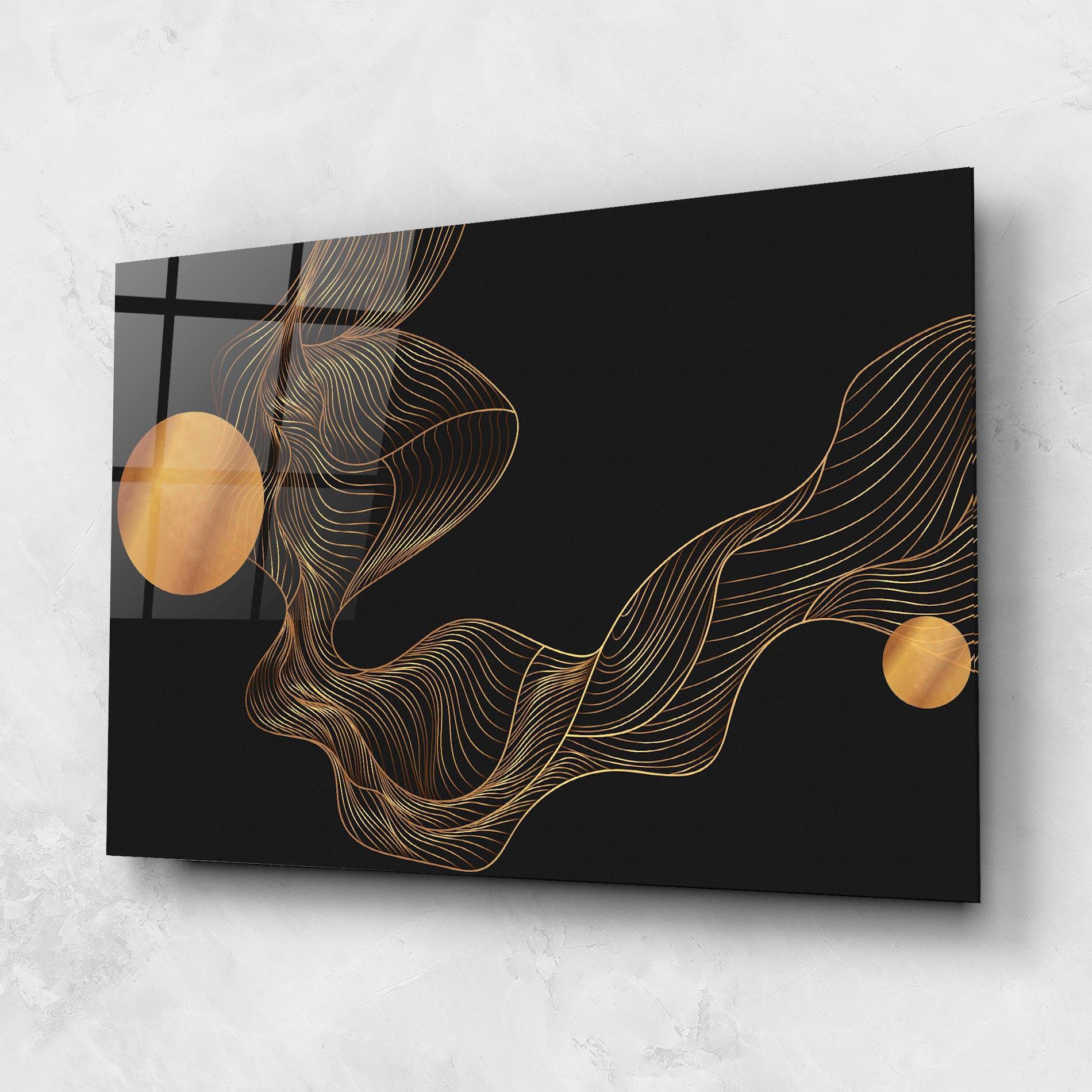 Tablou Sticla Frecventa Abstracta mockup 1