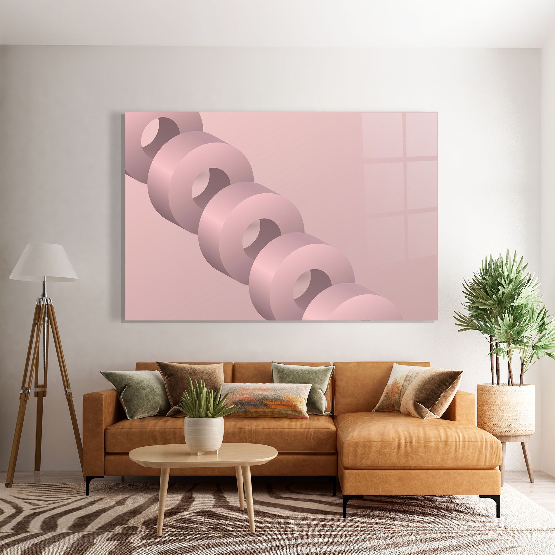 Pink Circle mockup 7