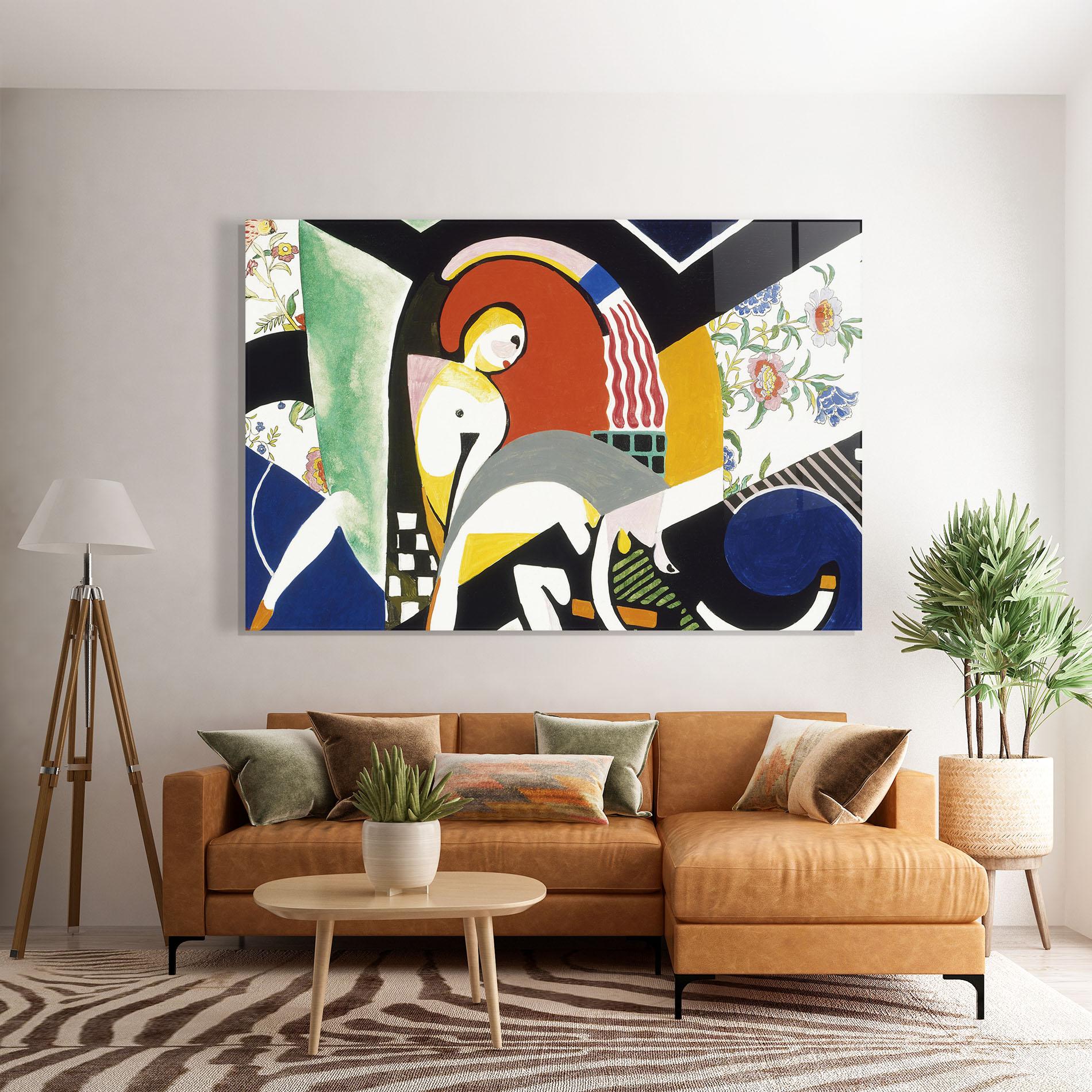 Tablou Sticla Woman Shape Mix mockup 7