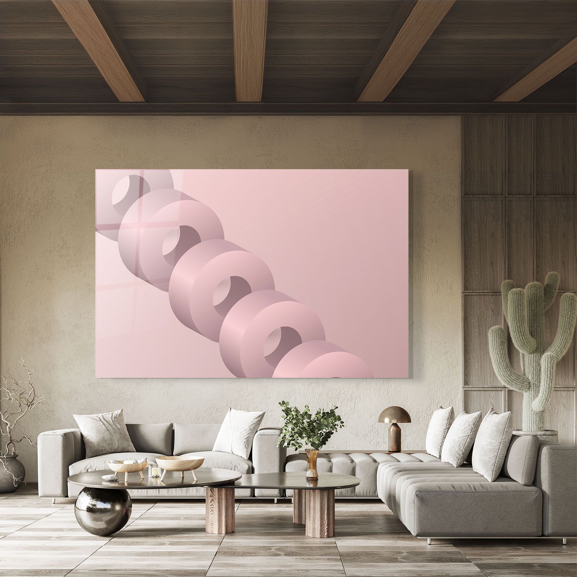 Pink Circle mockup 8