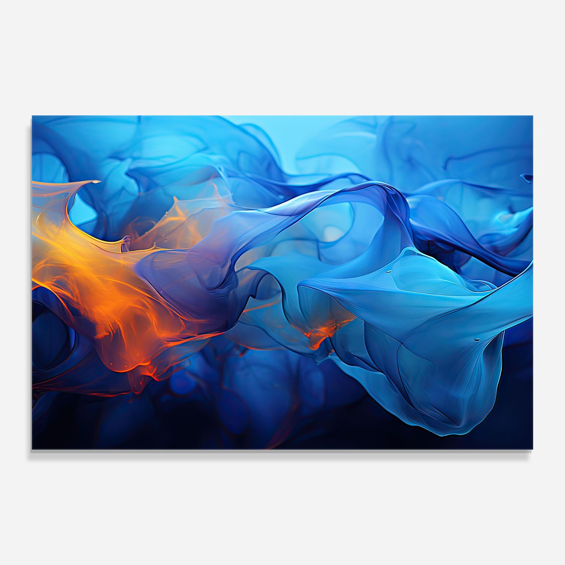 Blue Orange Floating mockup 0