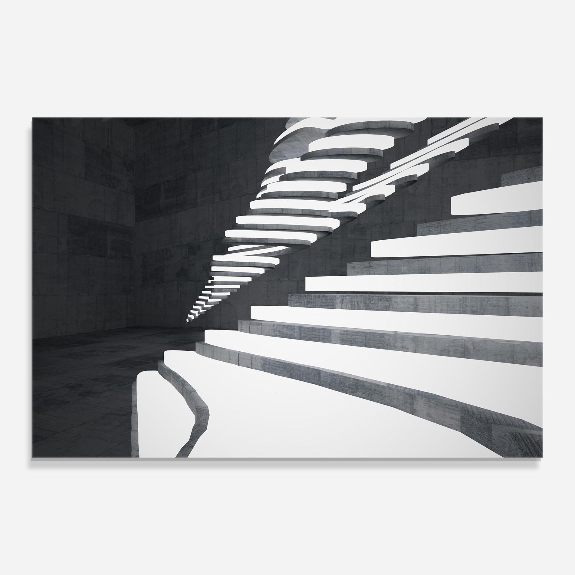 Tablou Sticla Concrete Architecture mockup 0