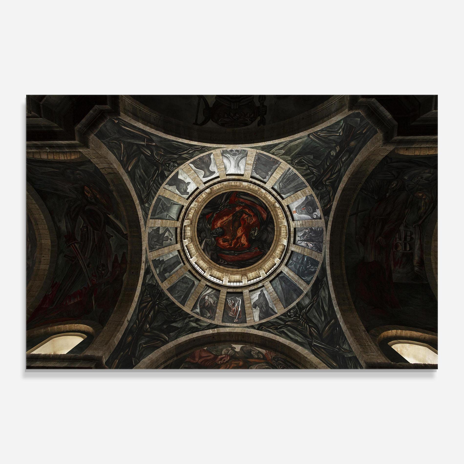 Tablou Sticla Mexico Architecture mockup 0