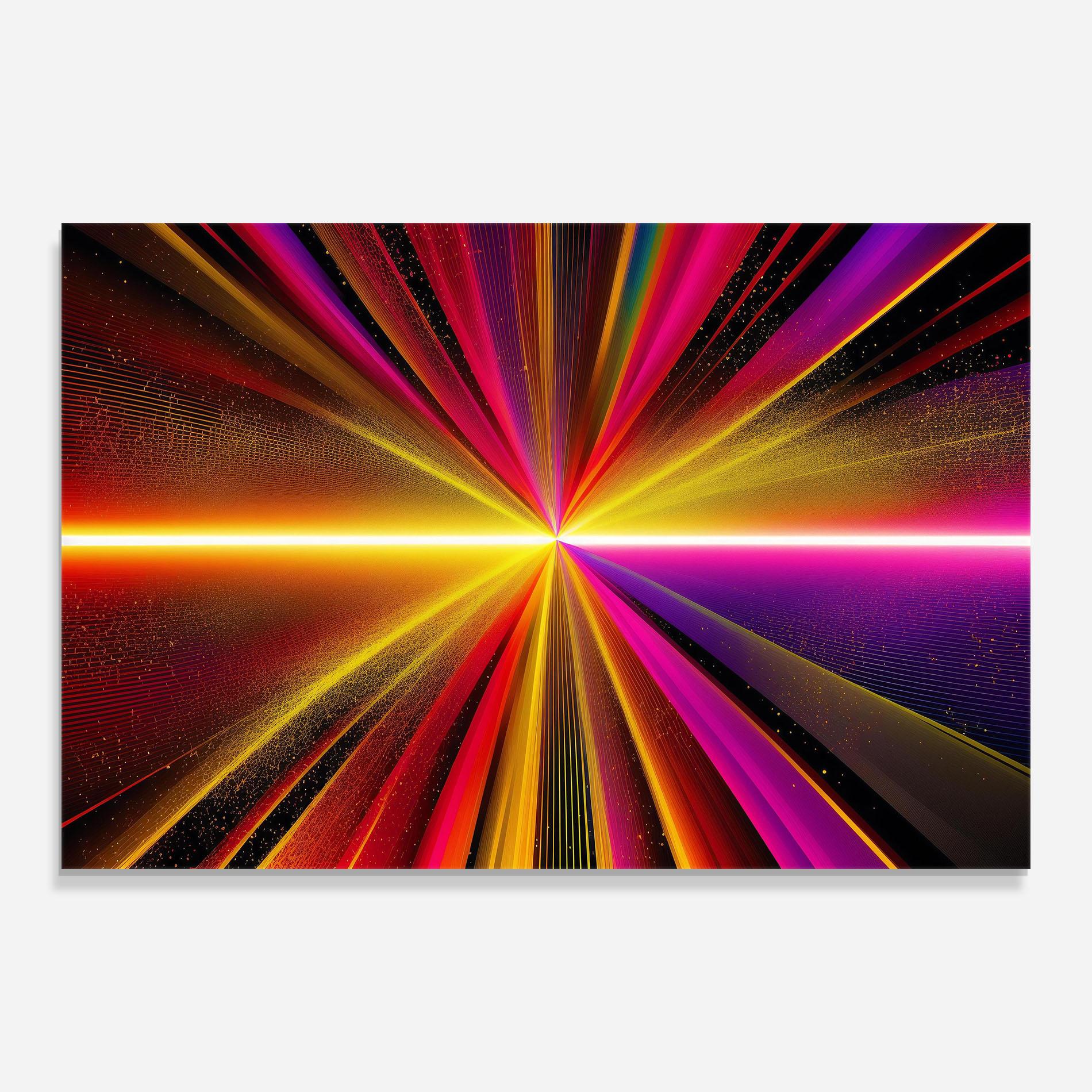 Tablou Sticla White Light Mix mockup 0