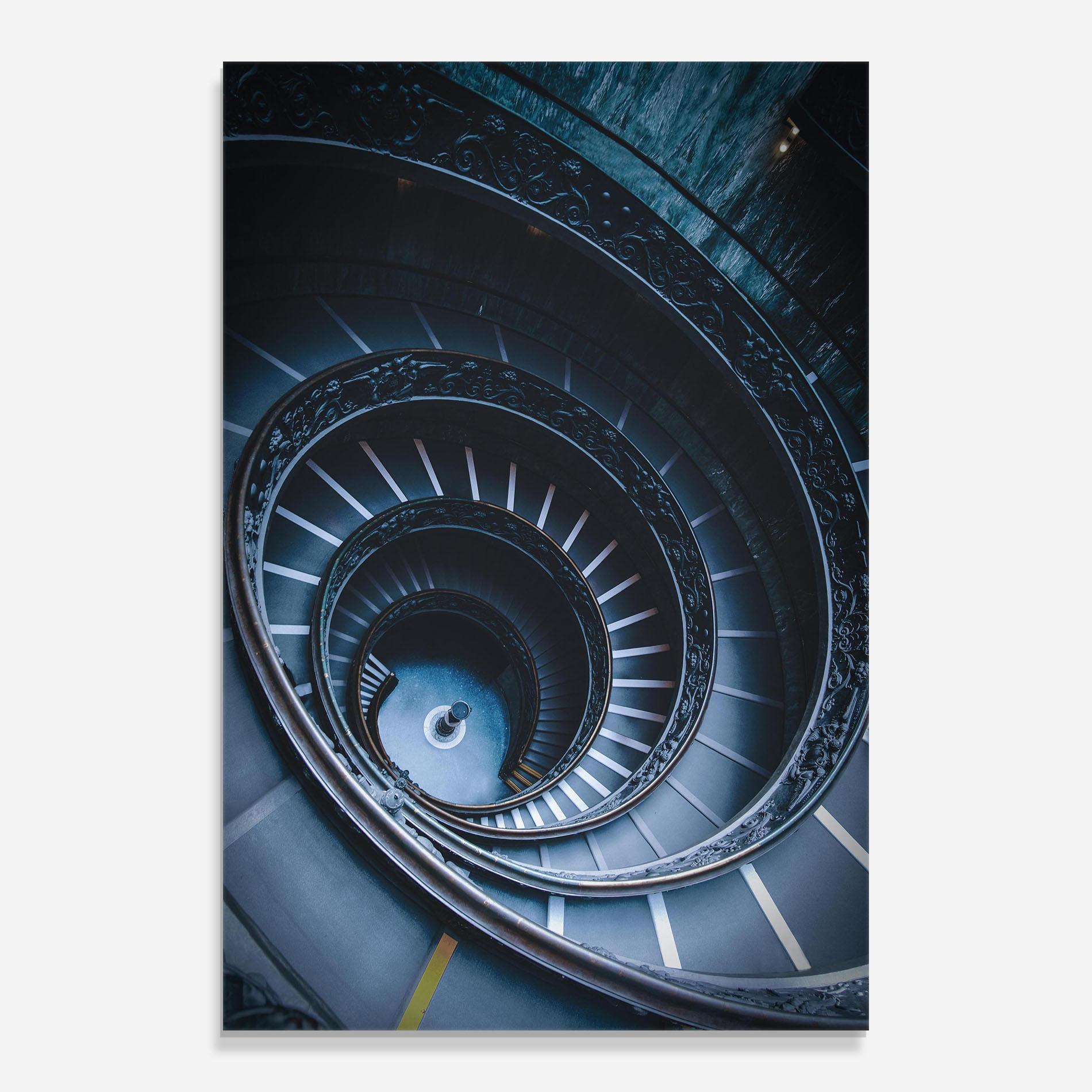 Tablou Sticla Spiral Museum mockup 0