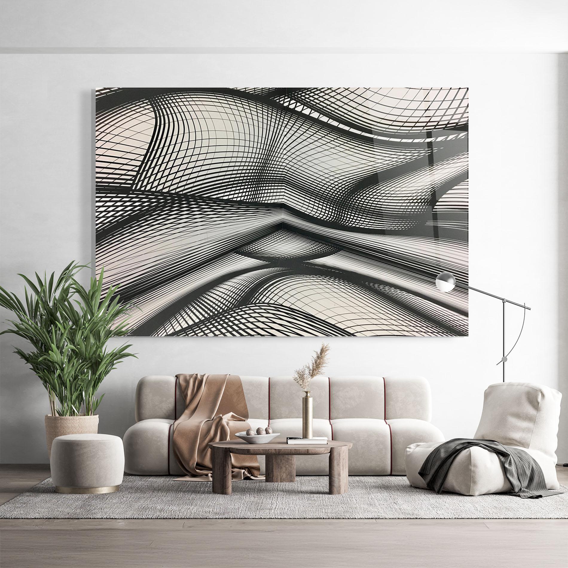 Tablou Sticla Room Drawing mockup 9