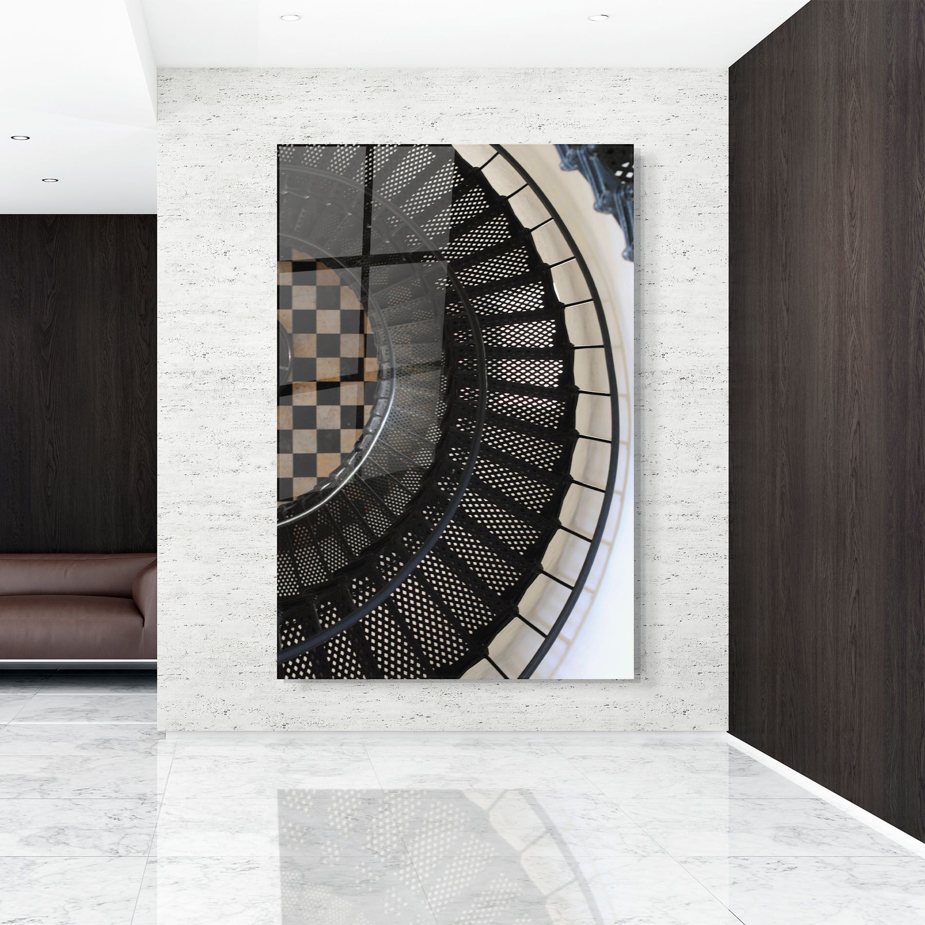 Beautiful Black Stairs mockup 9