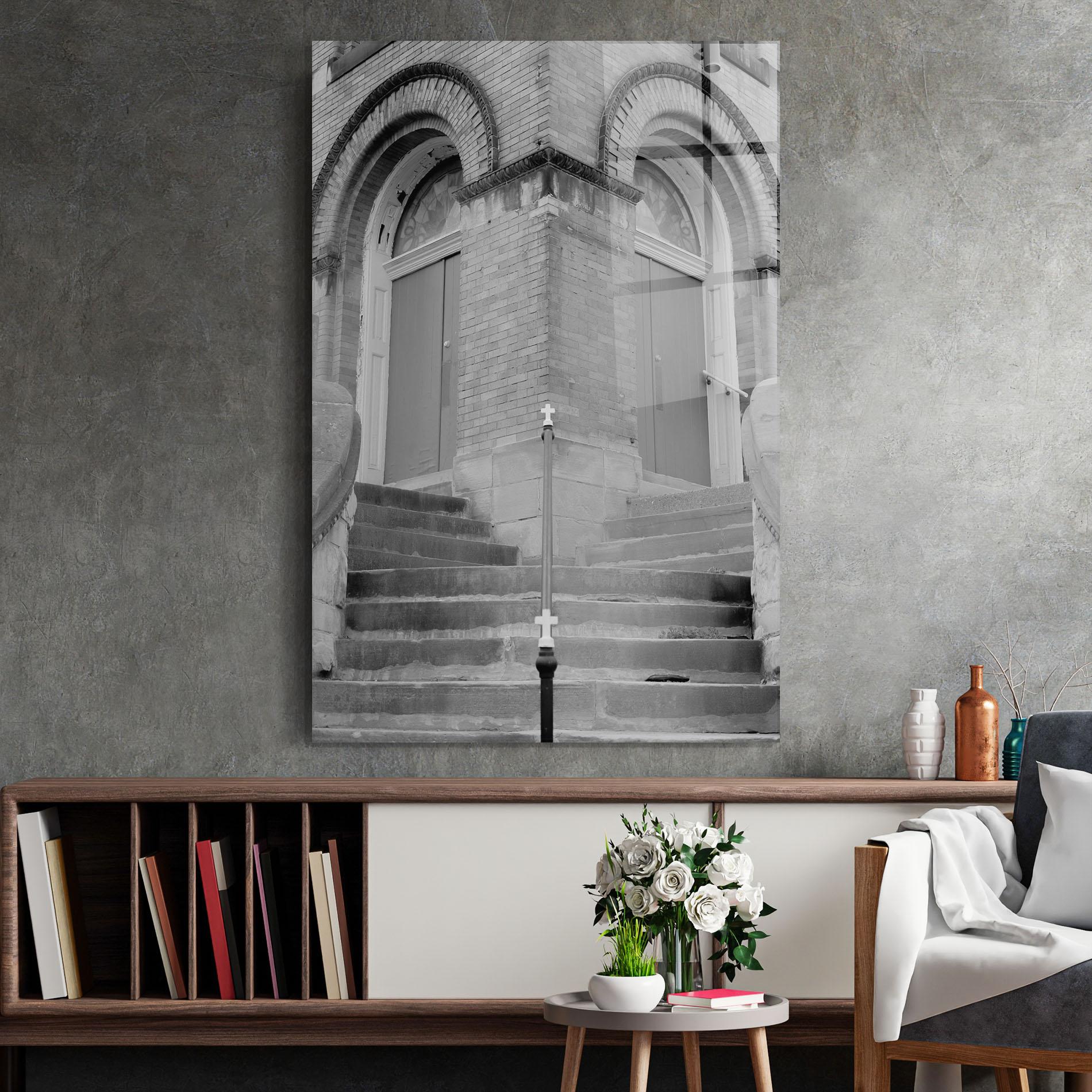 Tablou Sticla Grey Dors mockup 2