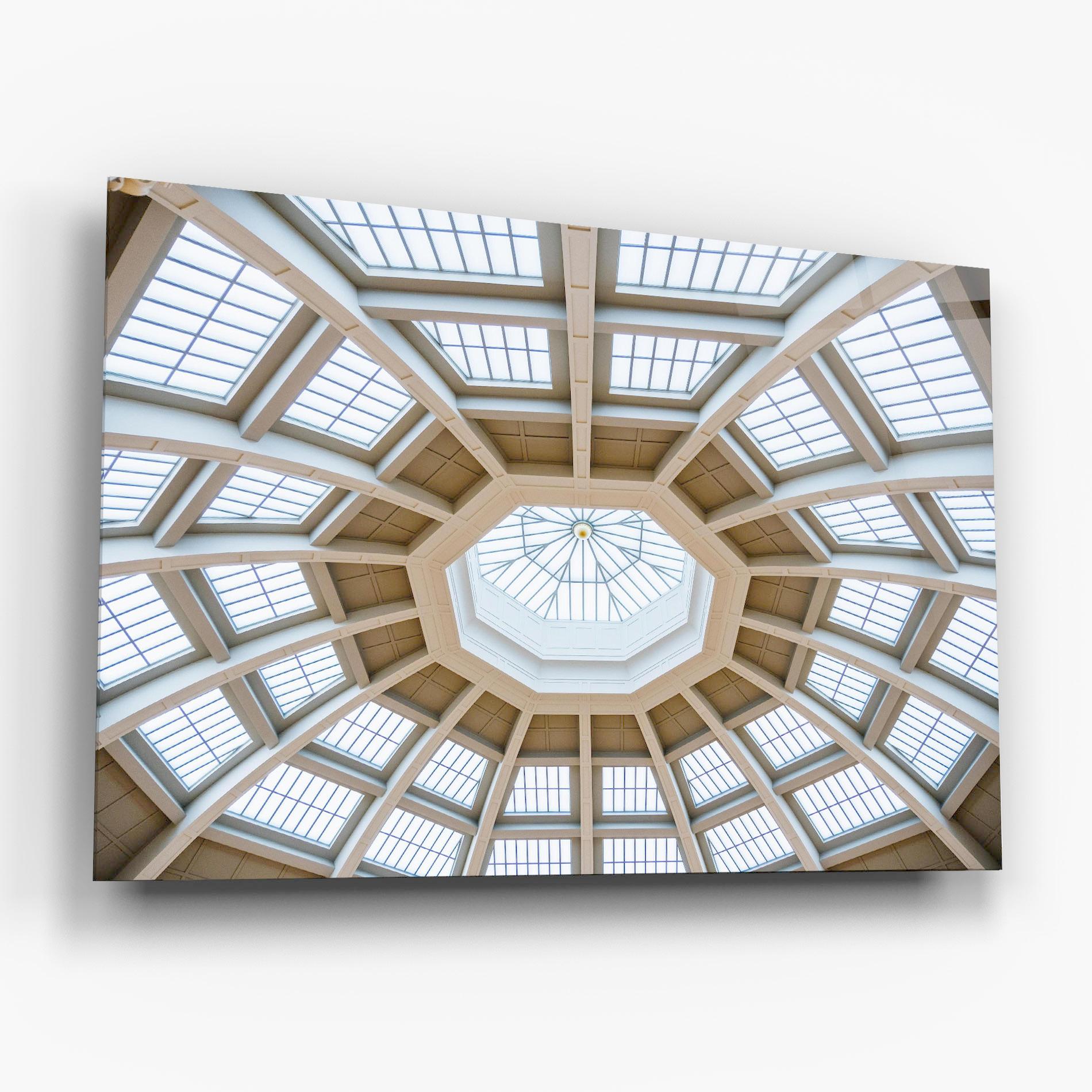 Tablou Sticla Ceiling Dome mockup 6