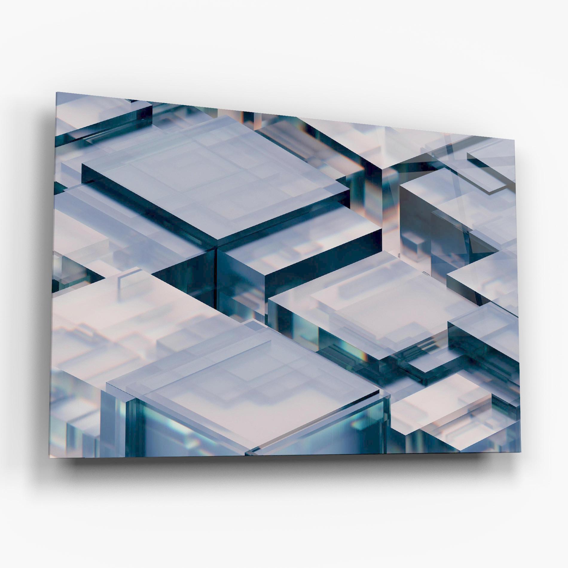 Tablou Sticla Square Glass mockup 6