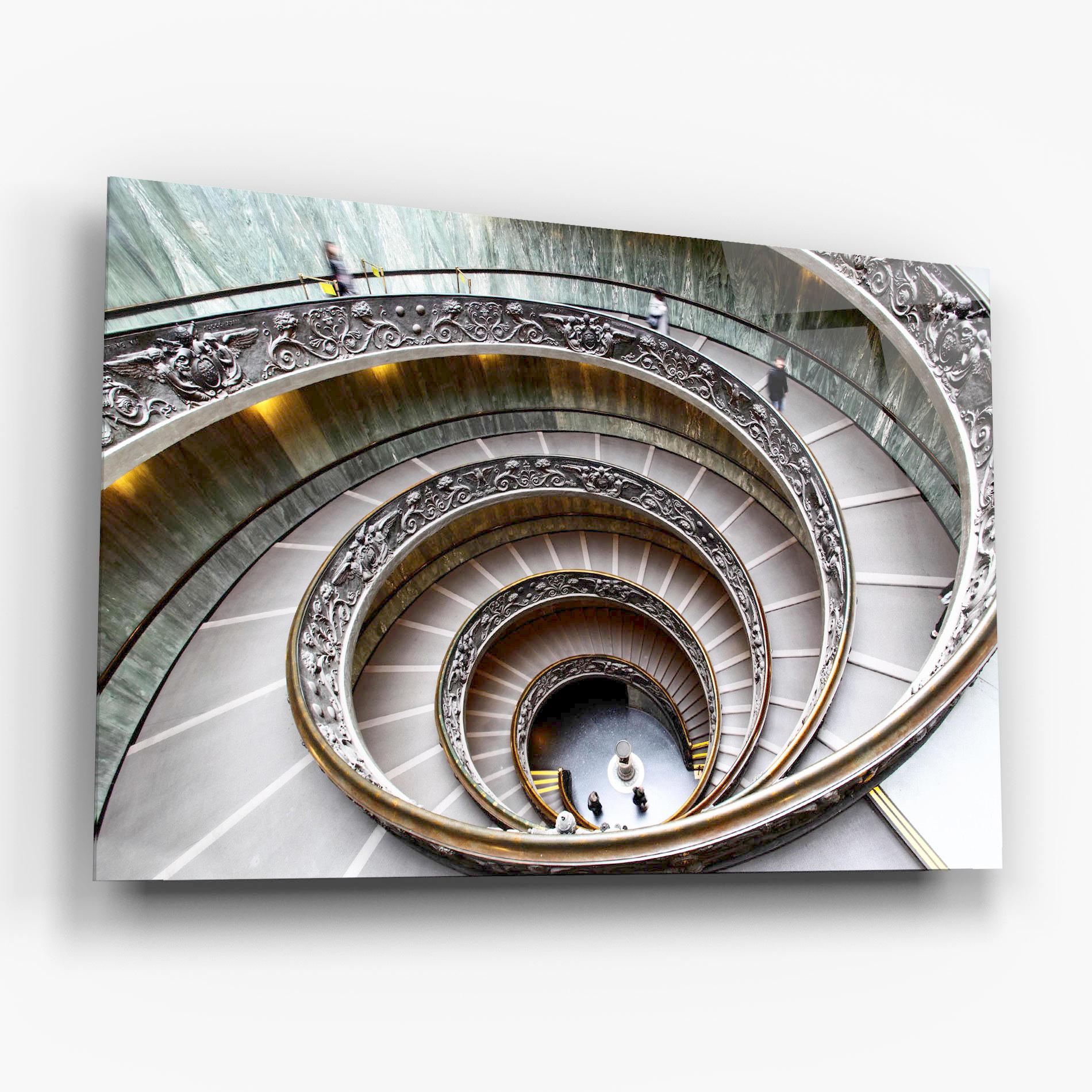 Tablou Sticla Vatican Museum mockup 6